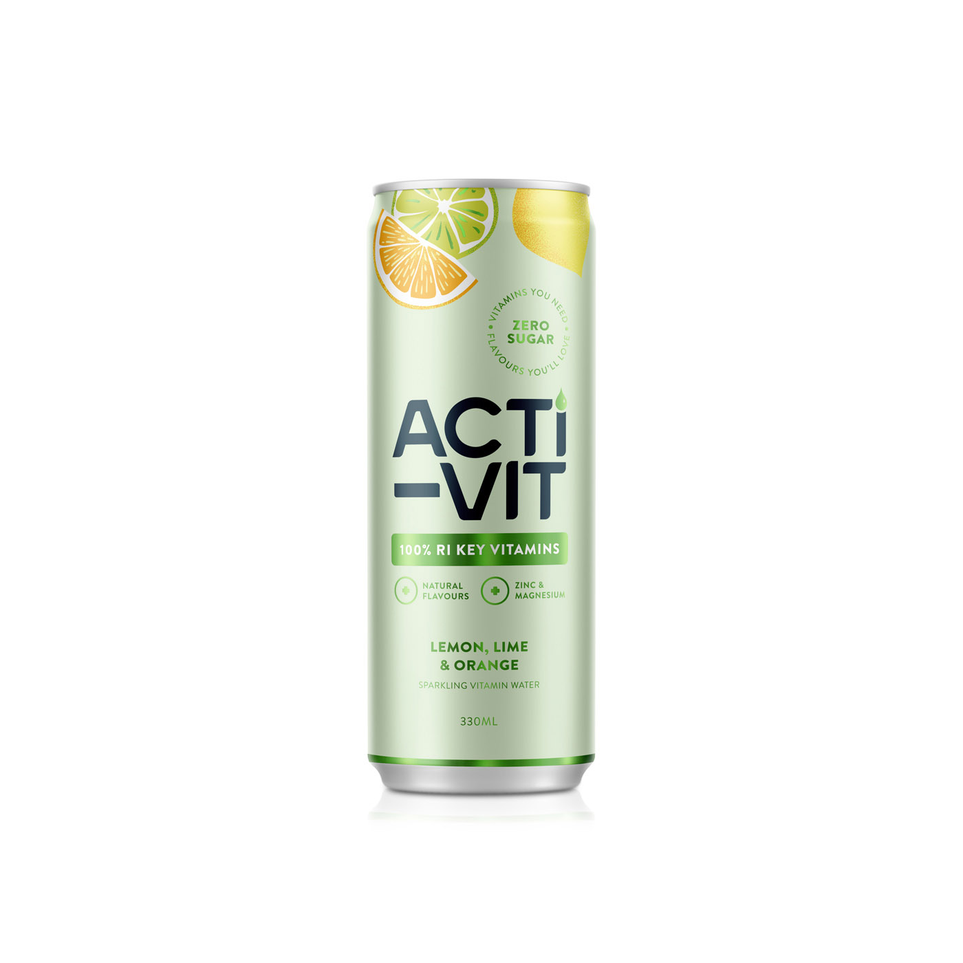 Acti-Vit Lemon Lime and Orange Sparkling Water 330ml