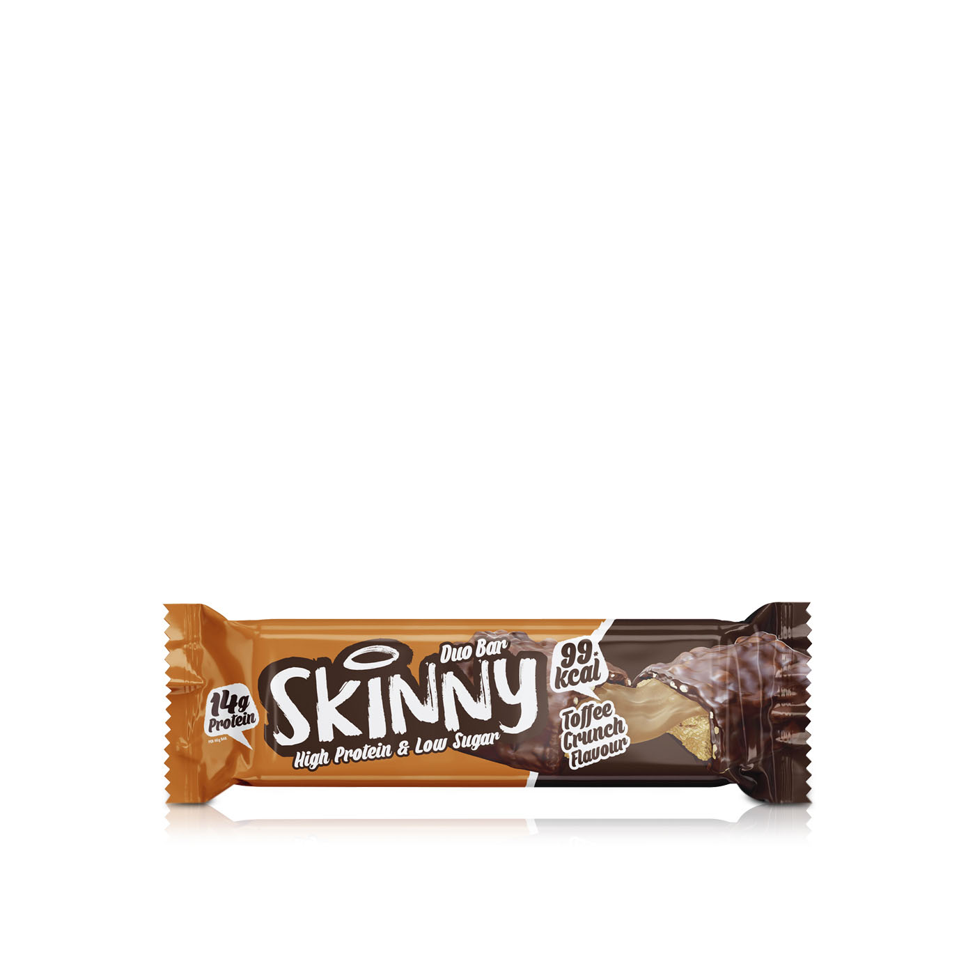 Skinny Protein Duo Bar Toffee Crunch Flavour 60g