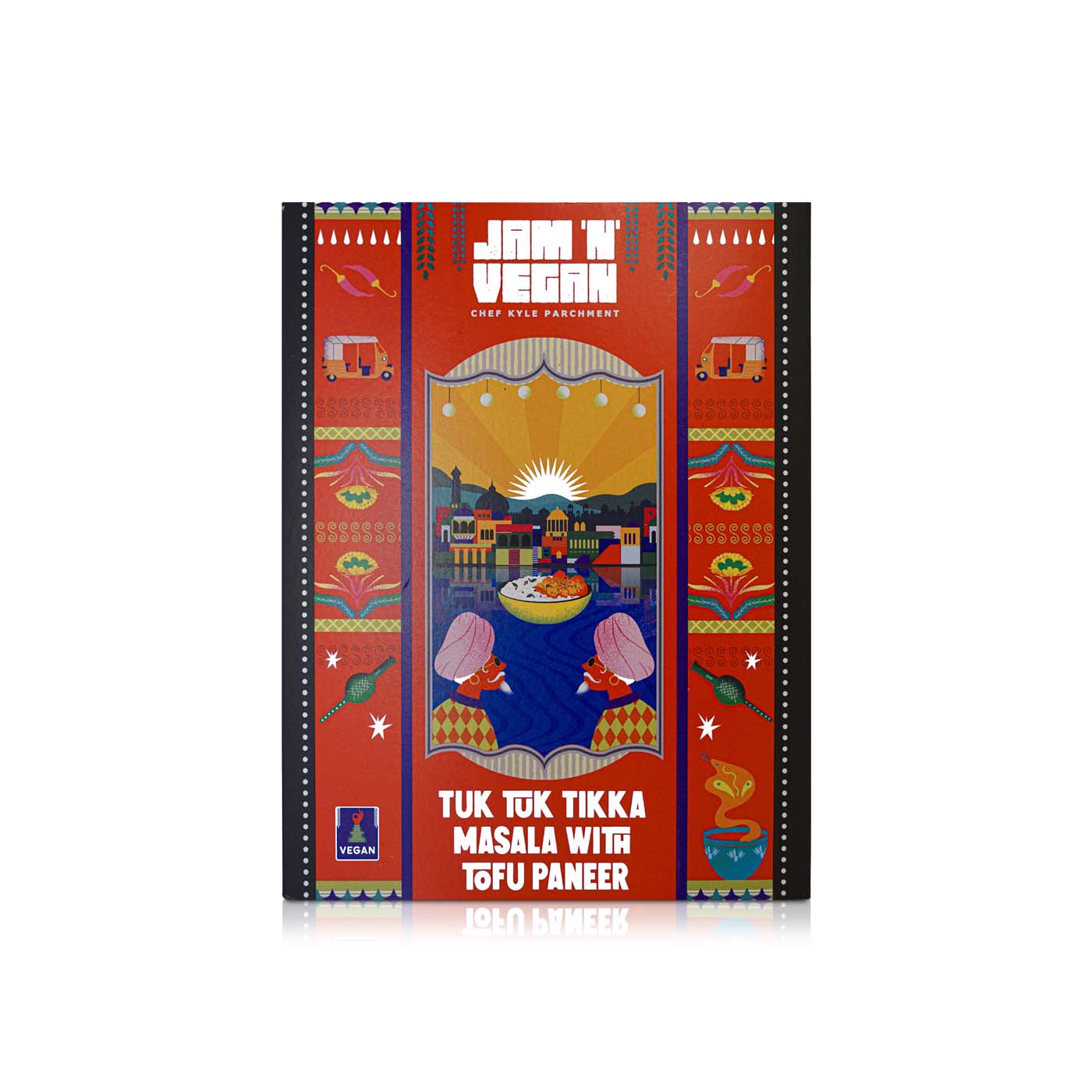 Jam N Vegan Frozen Tuk Tuk Tikka Paneer With Spinach And Okra 320G