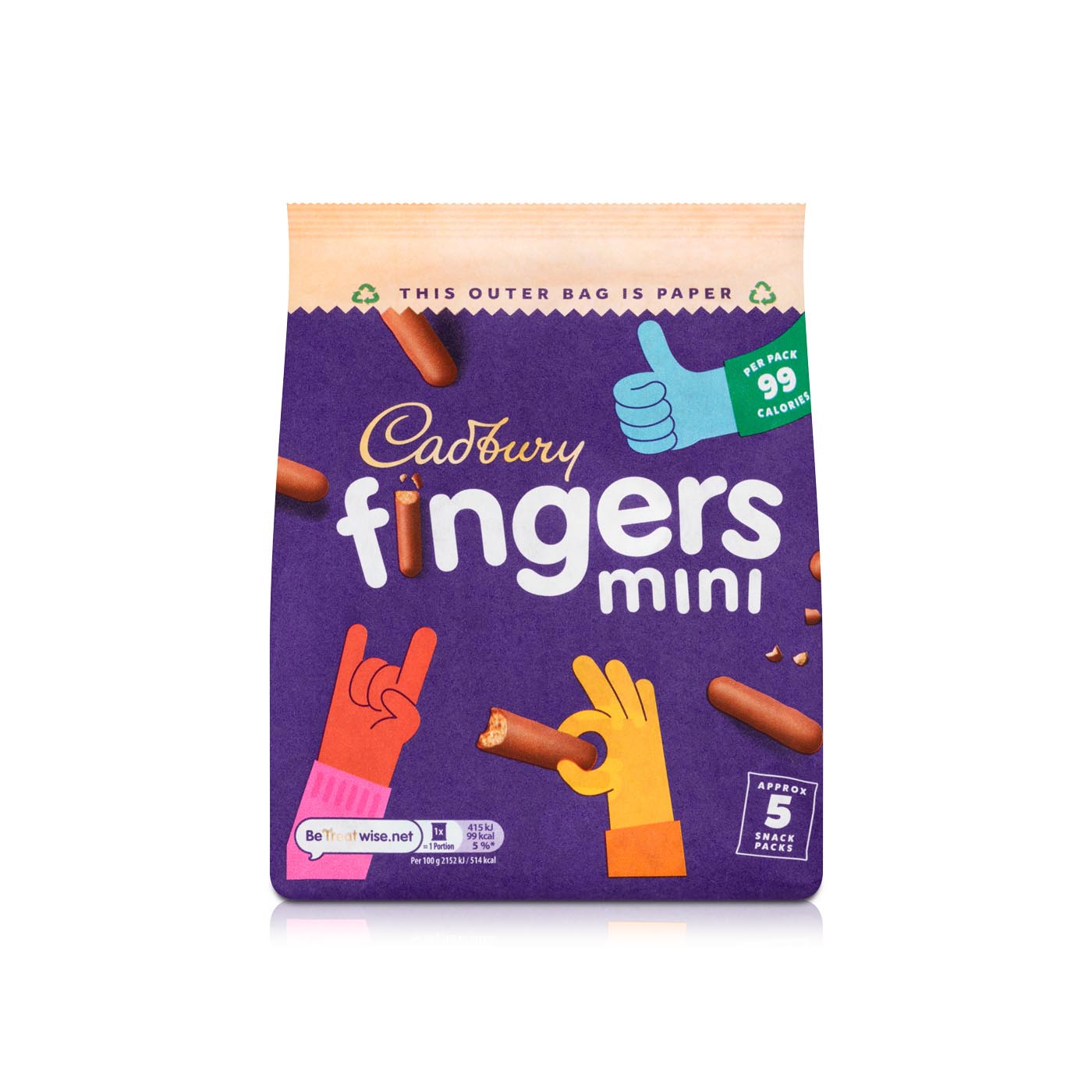 Cadbury Mini Fingers x 8