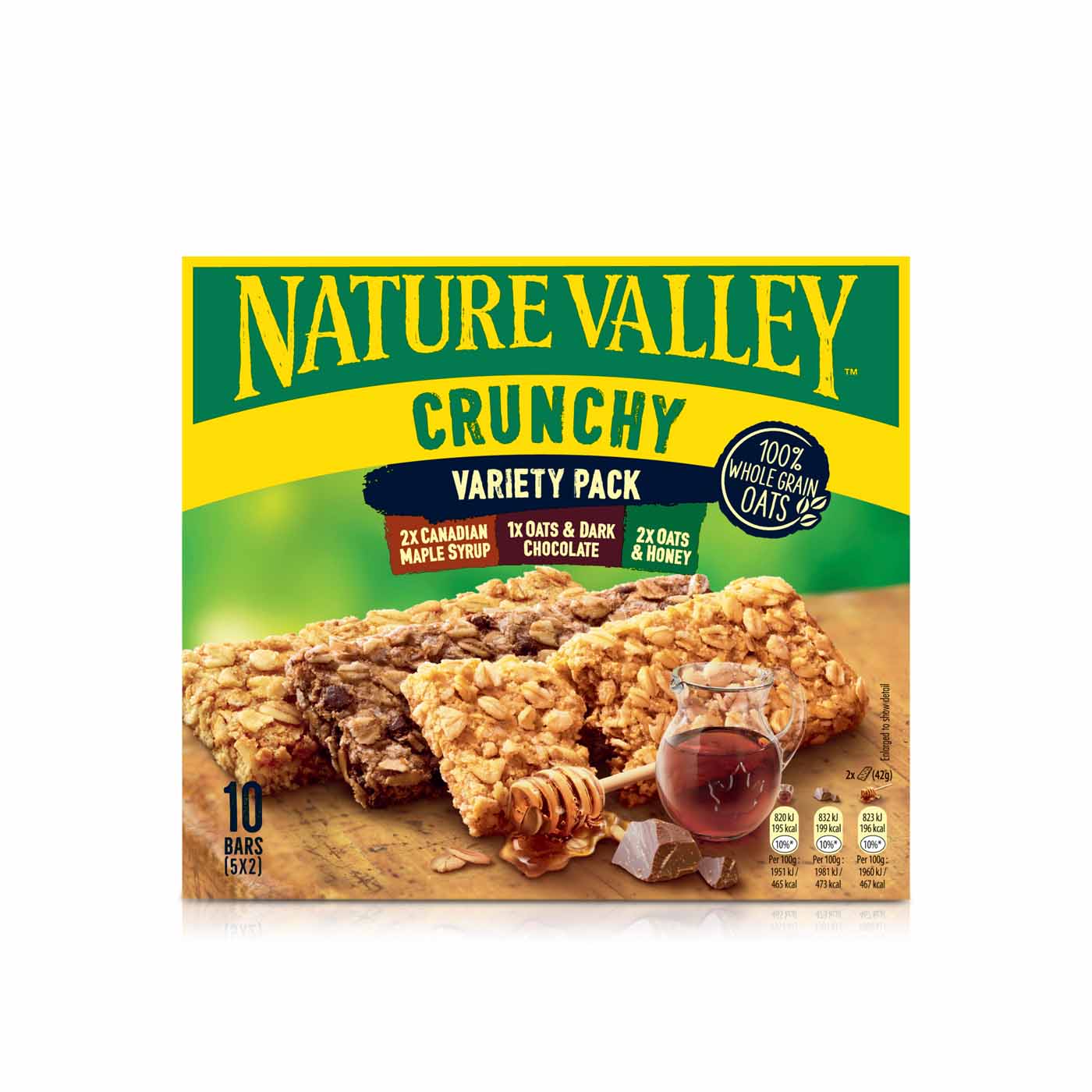 Nature Valley Crunchy Oat Bars Variety Pack 42g x 10