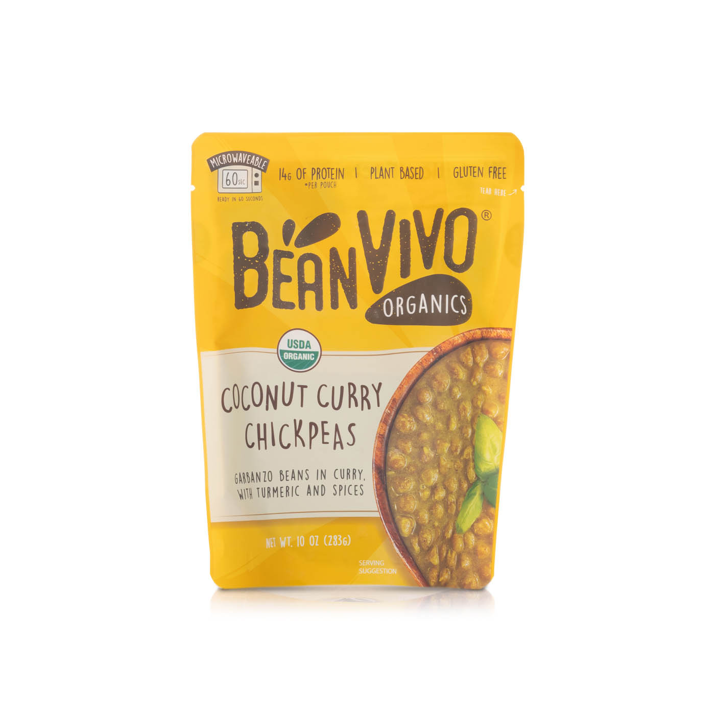 Beanvivo Organic Coconut Curry Chickpeas 283g