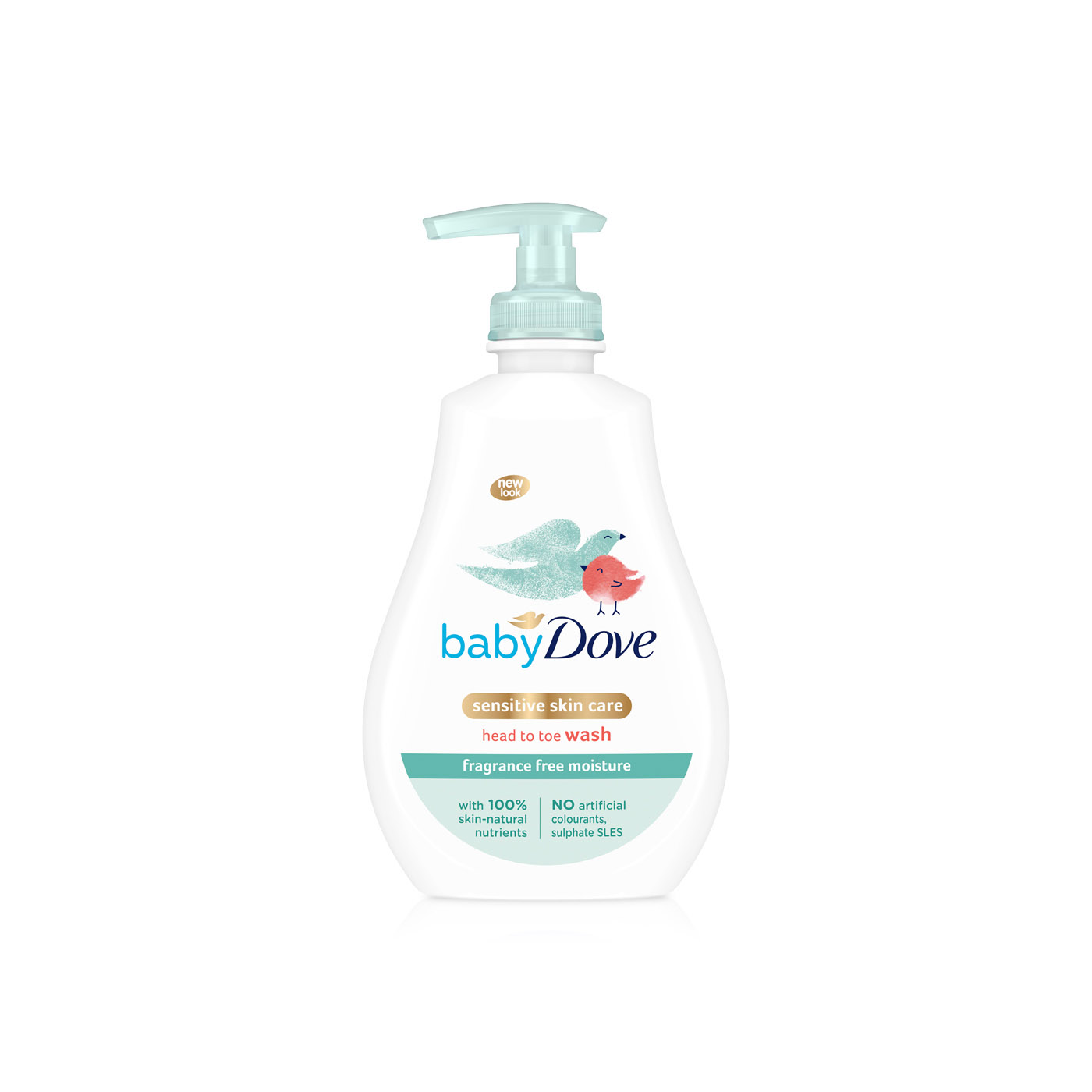 Dove Baby Head to Toe Wash Fragrance Free Moisture 400ml