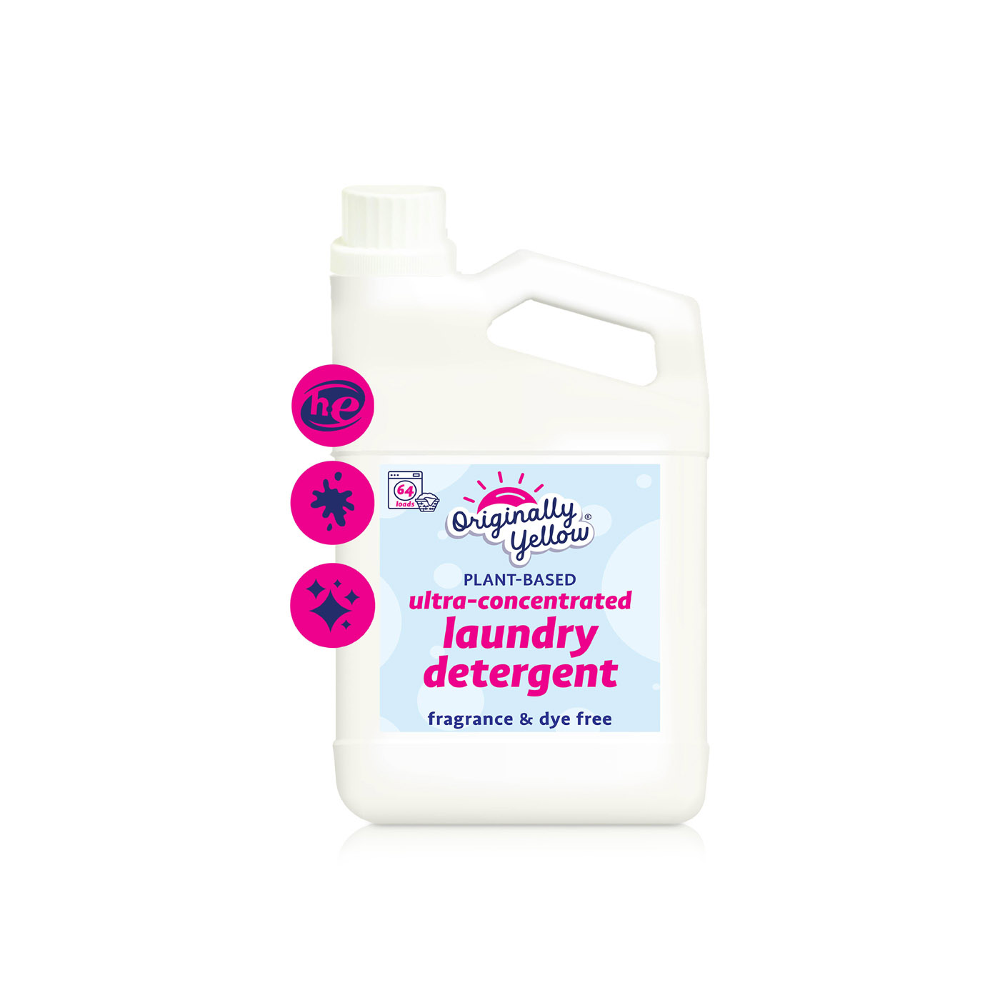 Originally Yellow Fragrance Free Laundry Liquid 1.89 litre