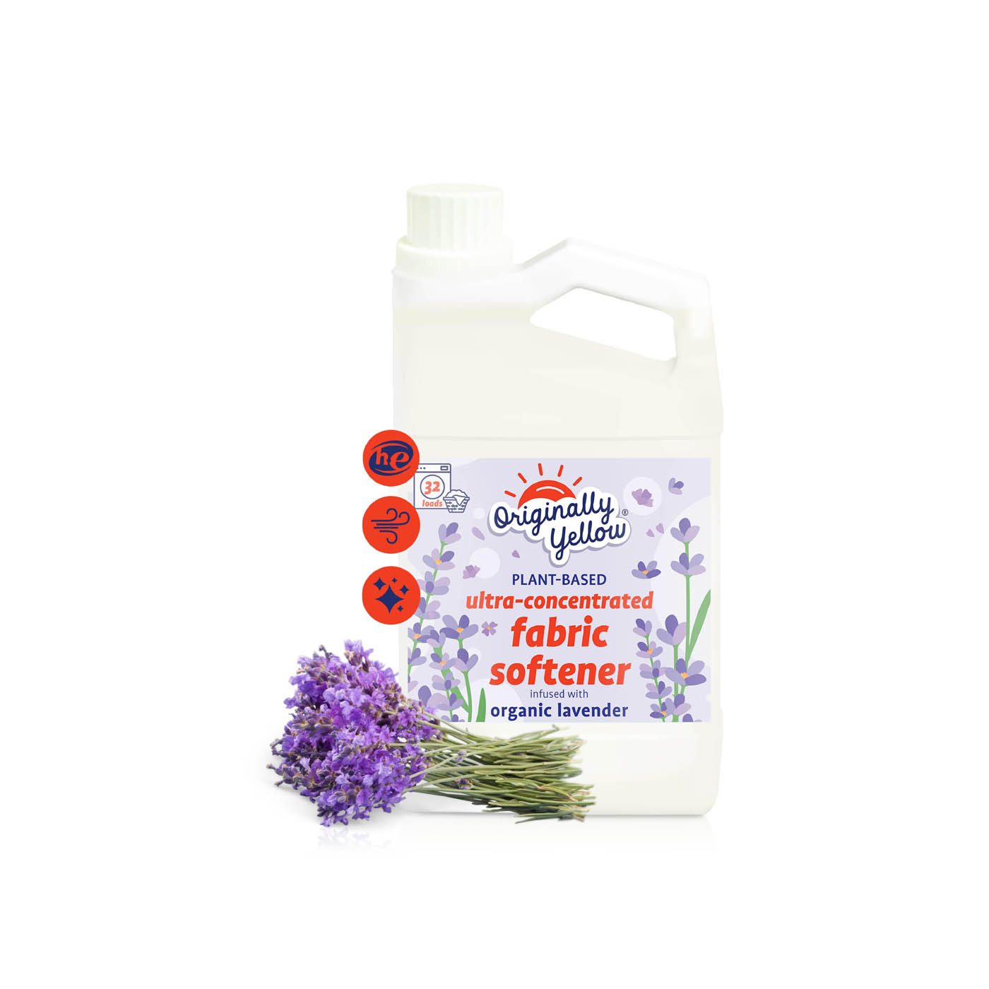 Originally Yellow Lavender Fabric Softener 946ml
