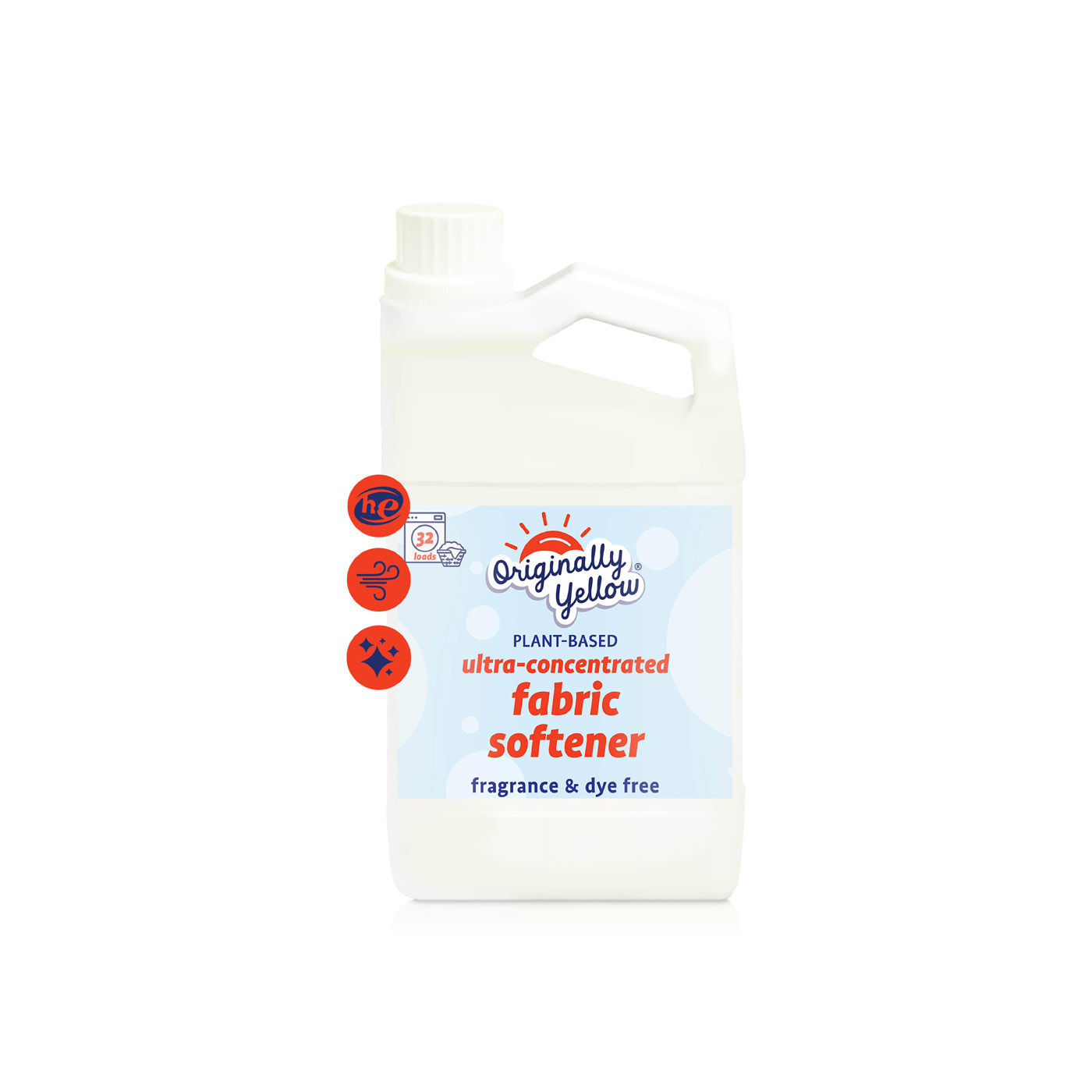 Originally Yellow Fragrance Free Fabric Softener 946ml
