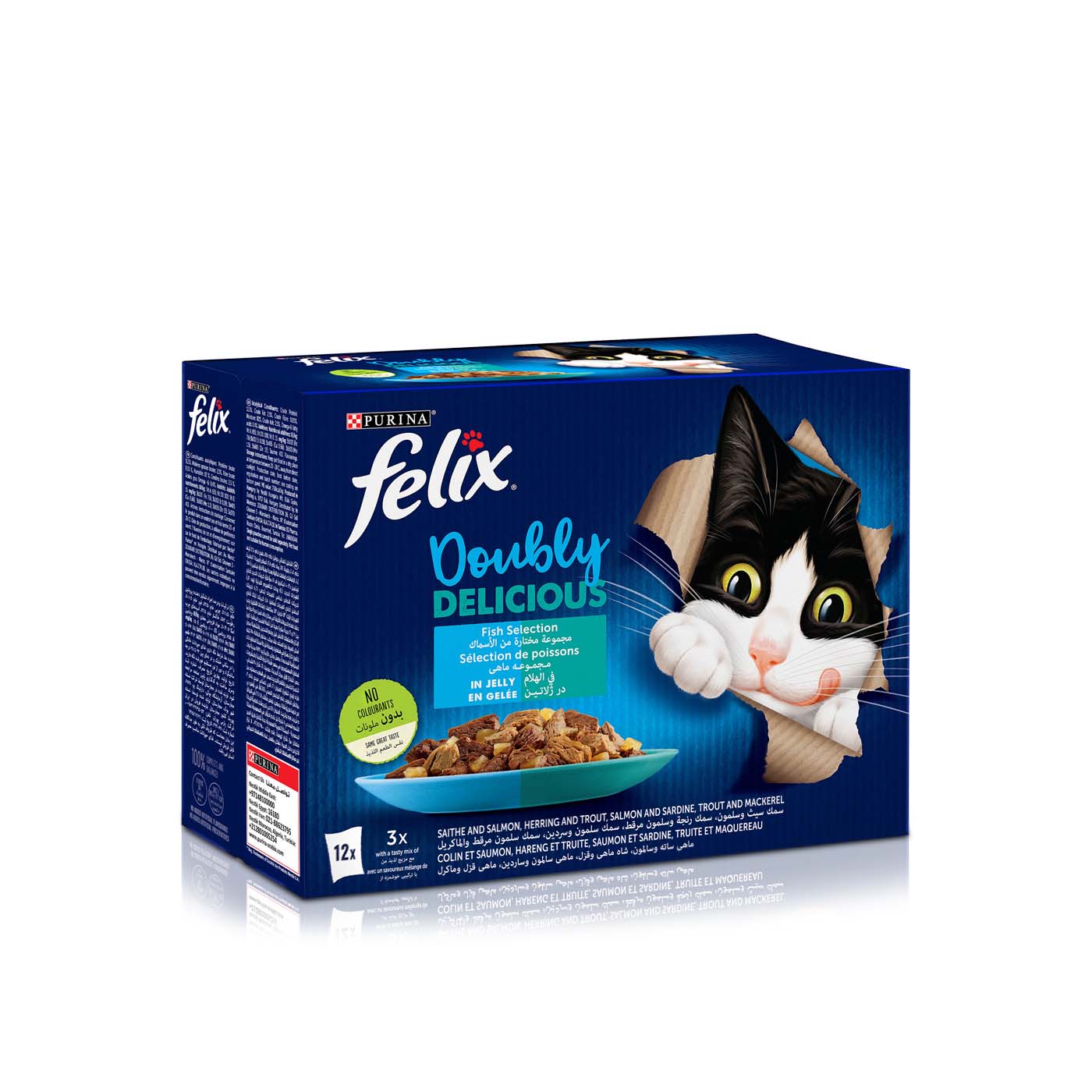 Felix As Good As It Looks Fish Selection in Jelly 85g x 12