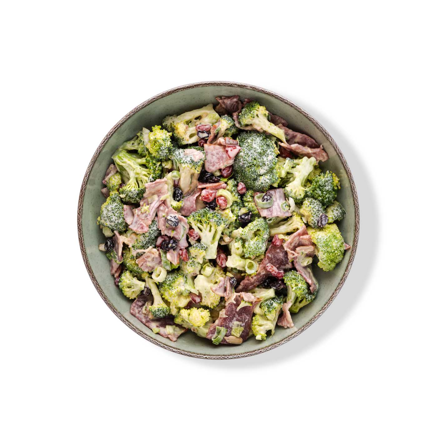 Broccoli and Beef Bacon Salad