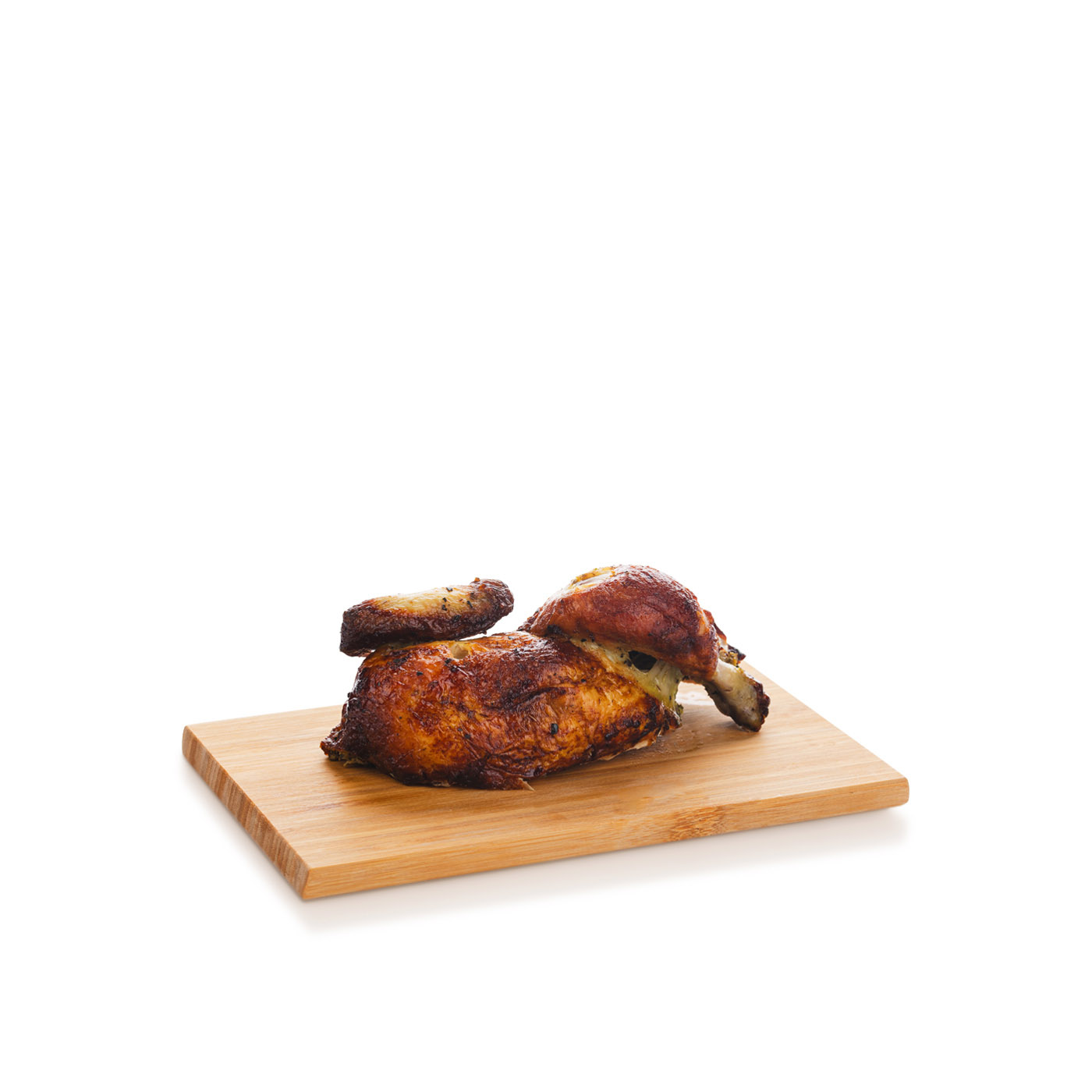 Roast Chicken Garlic and Lemon Half