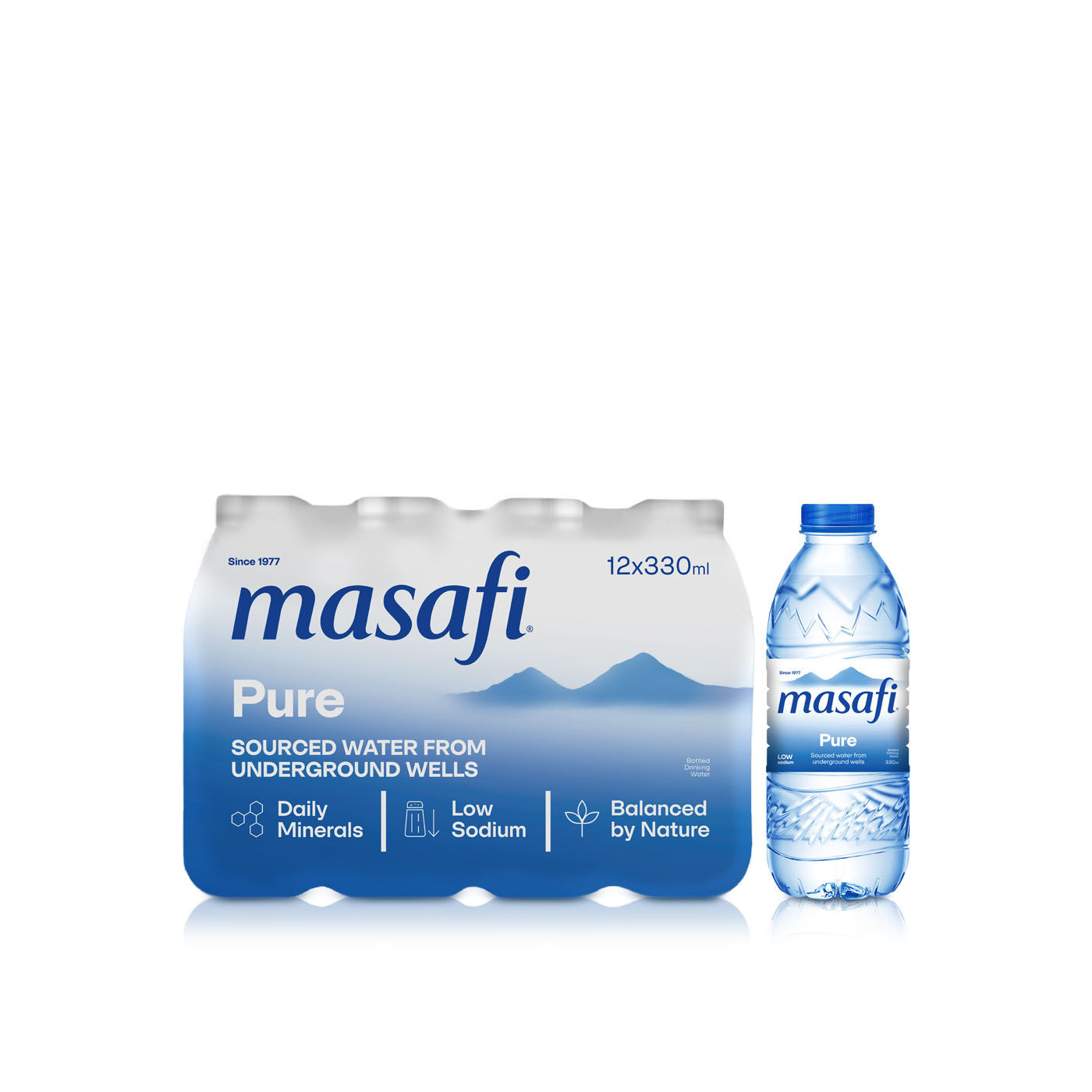 Masafi Mineral Water 12 x 330ml