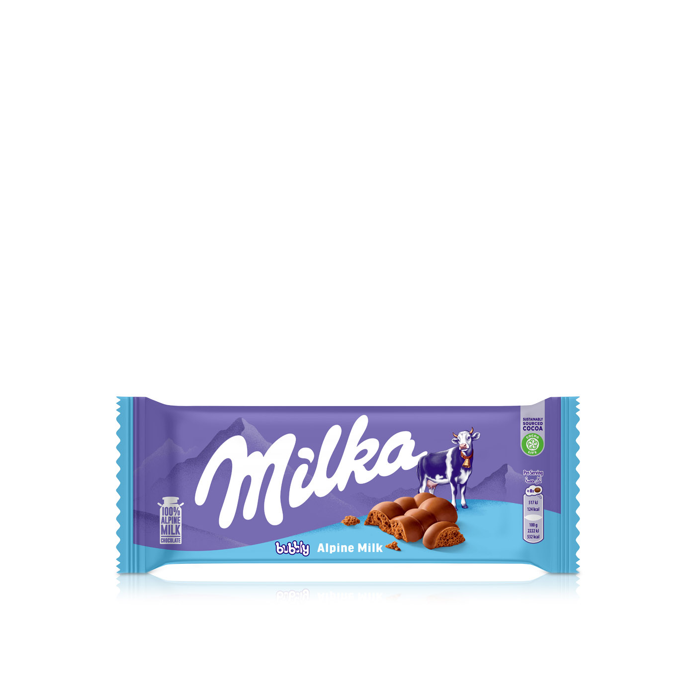 Milka Bubbly Alpine Milk Chocolate 93g