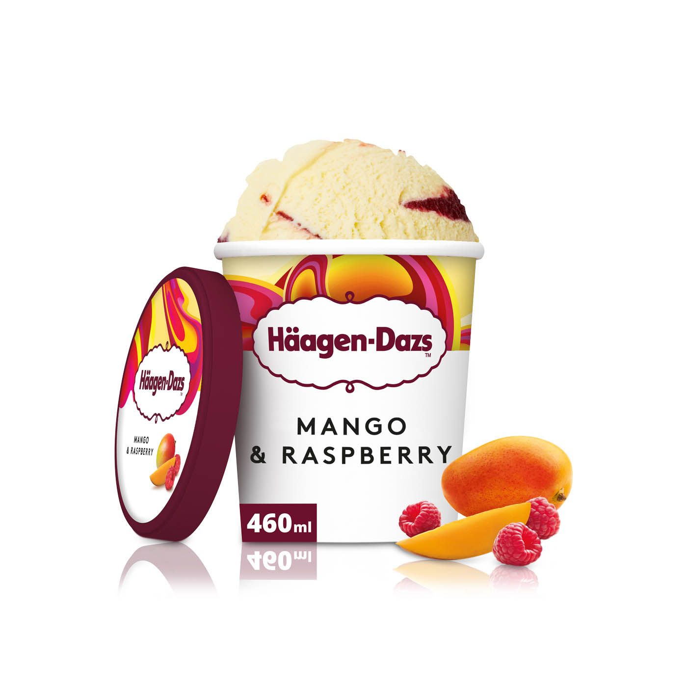 Haagen Dazs Mango And Raspberry Ice Cream 460Ml