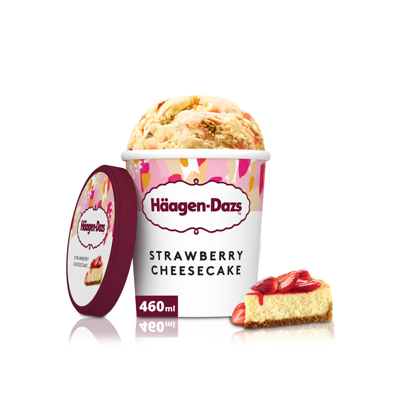 Haagen Dazs Strawberry Cheesecake Ice Cream 460Ml