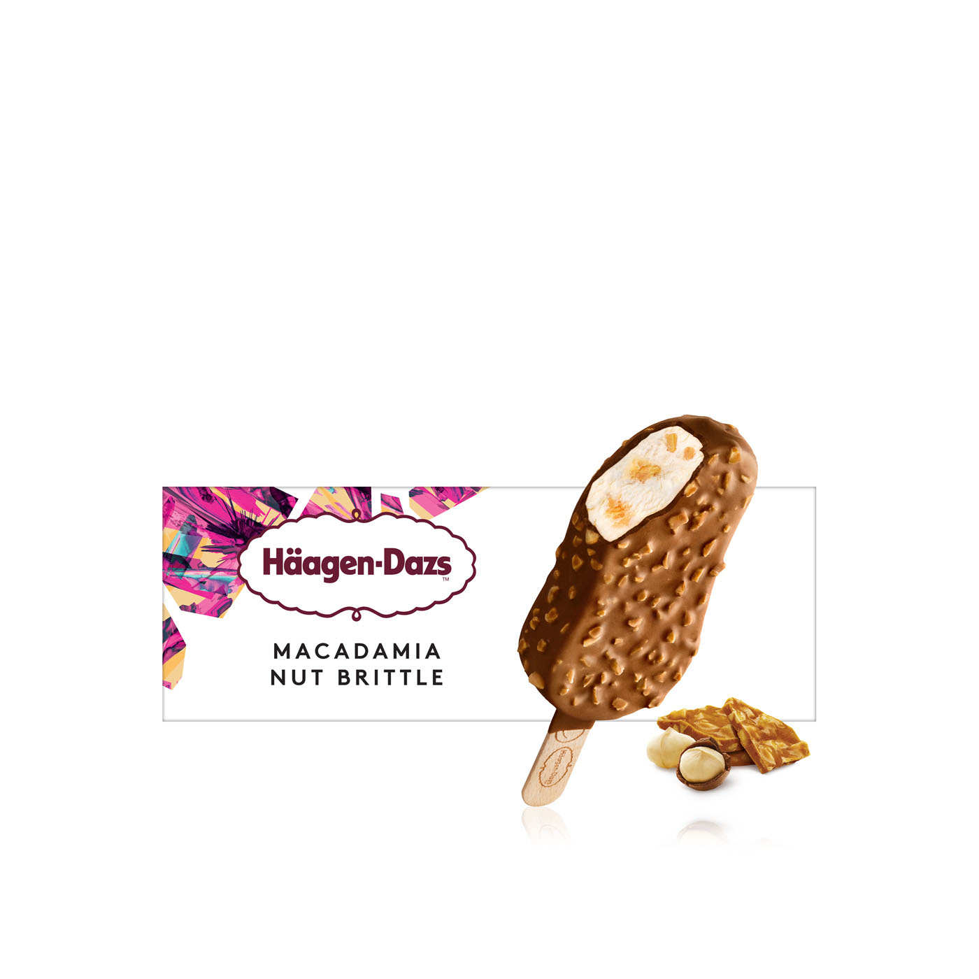 Haagen Dazs Macadamia Nut Brittle Ice Cream Stick 80Ml