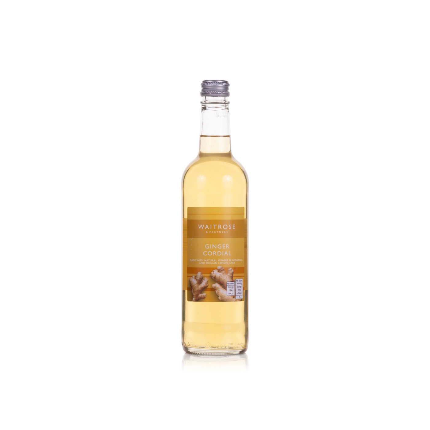 Waitrose Ginger Cordial 500ml