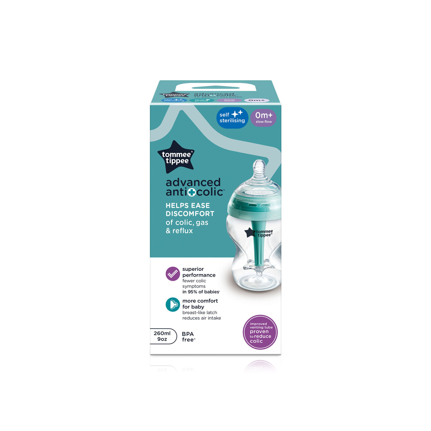 Tommee Tippee Advanced Anti-Colic Bottle 260ml