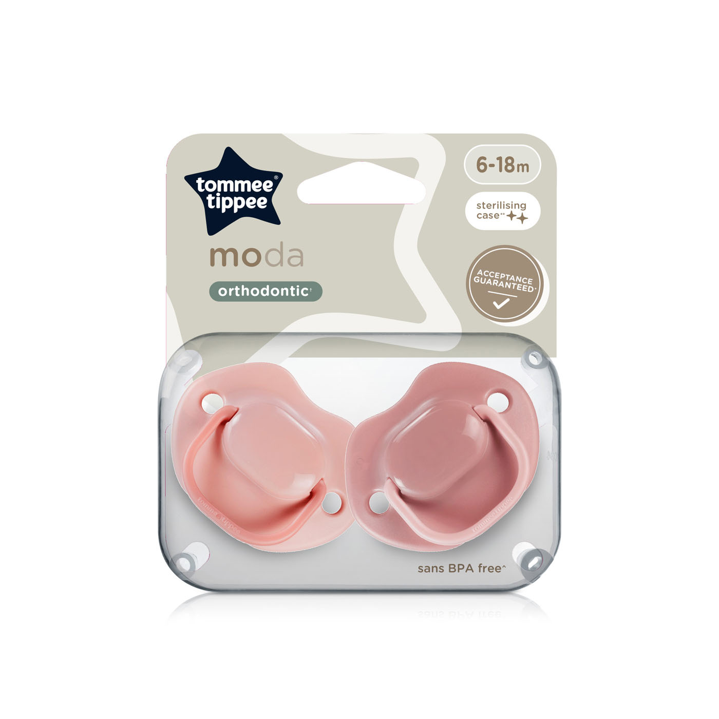 Tommee Tippee Fun Style Soothers 6-18M x 2
