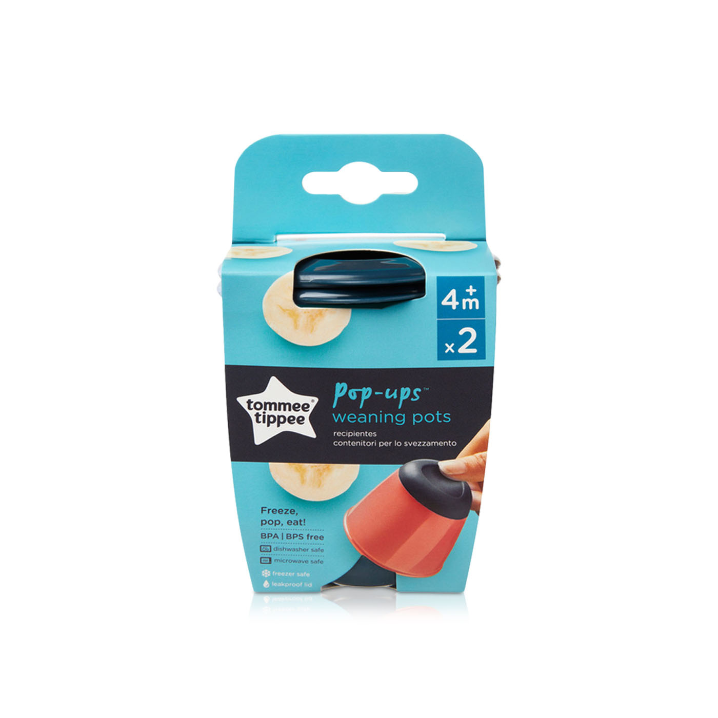 Tommee Tippee Explora Weaning Pots and Tray 4+ Months x 2