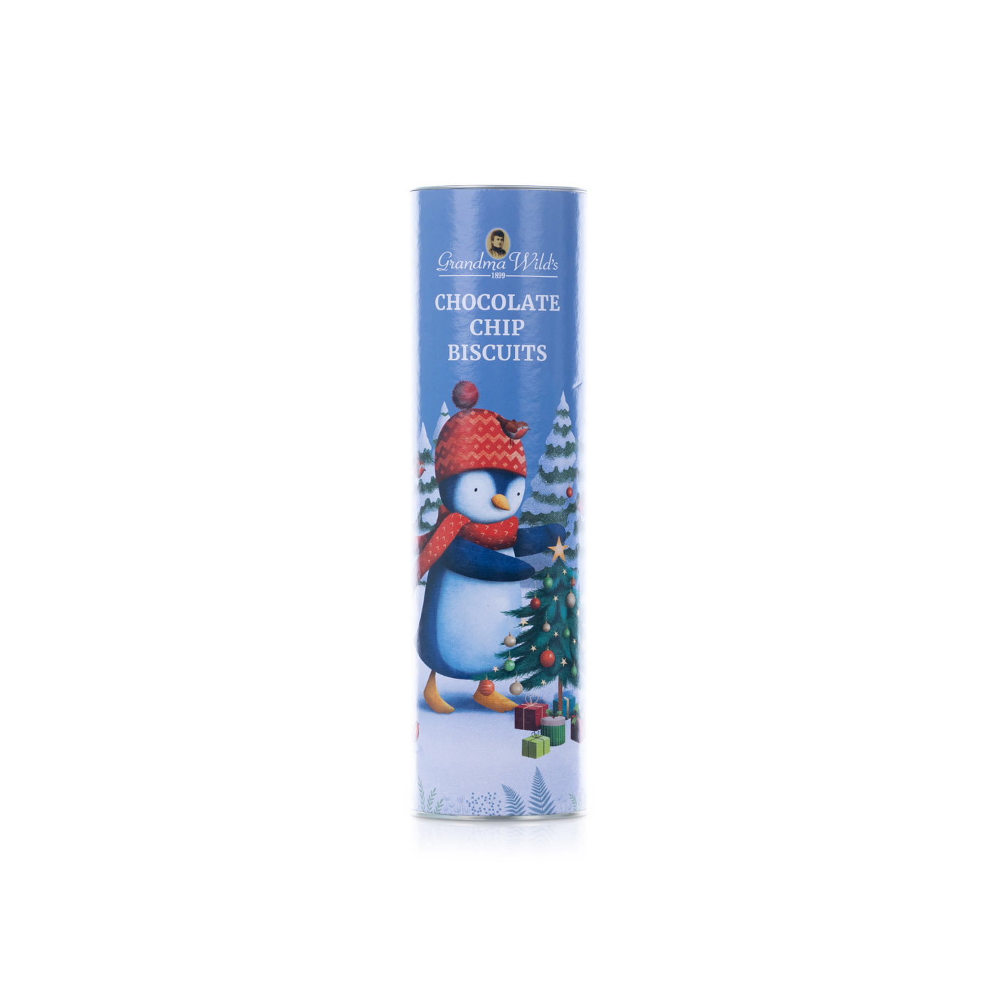Grandma Wild's Penguin Chocolate Chip Biscuit Tube 200g