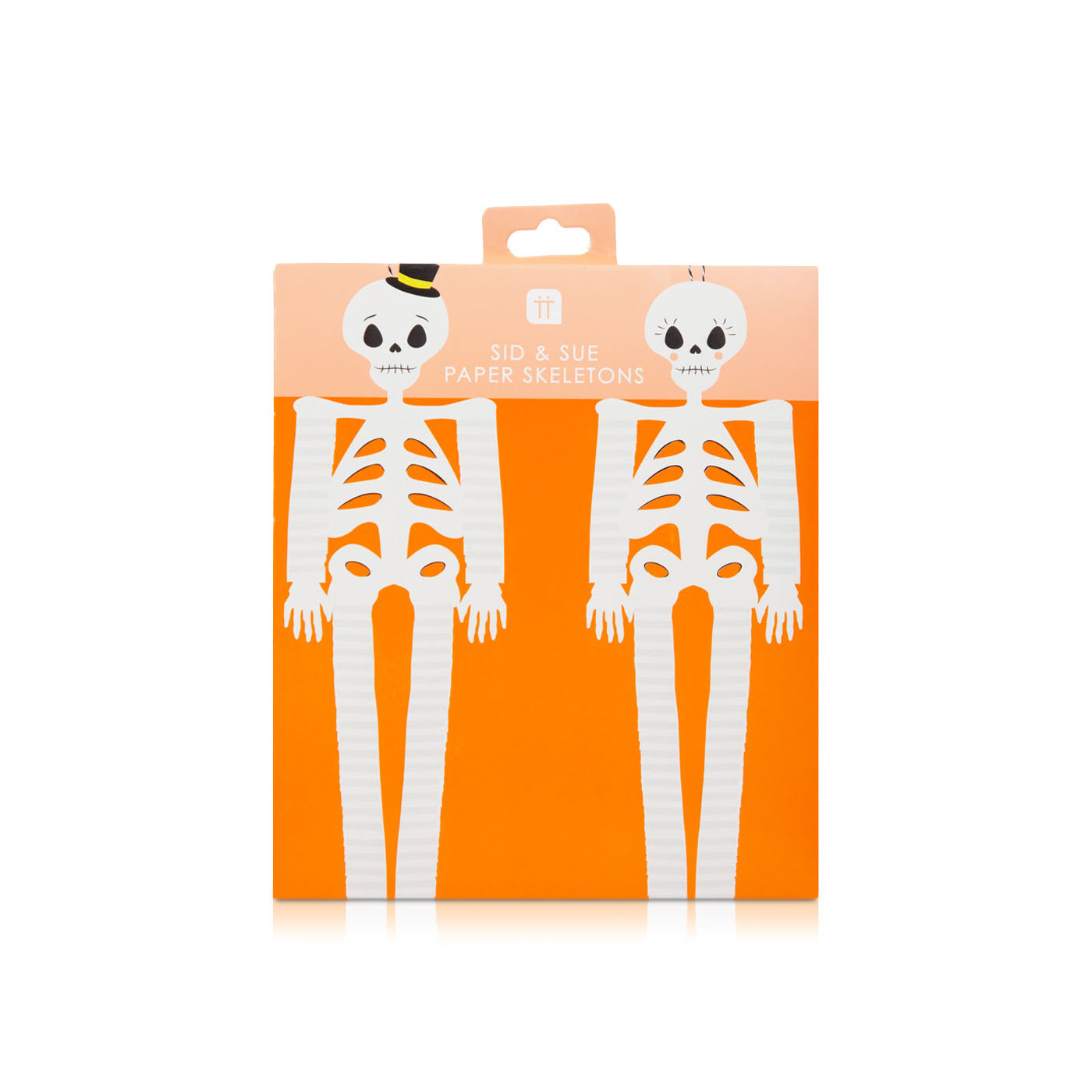 Talking Tables Halloween Paper Skeleton Hanging Decorations x 2