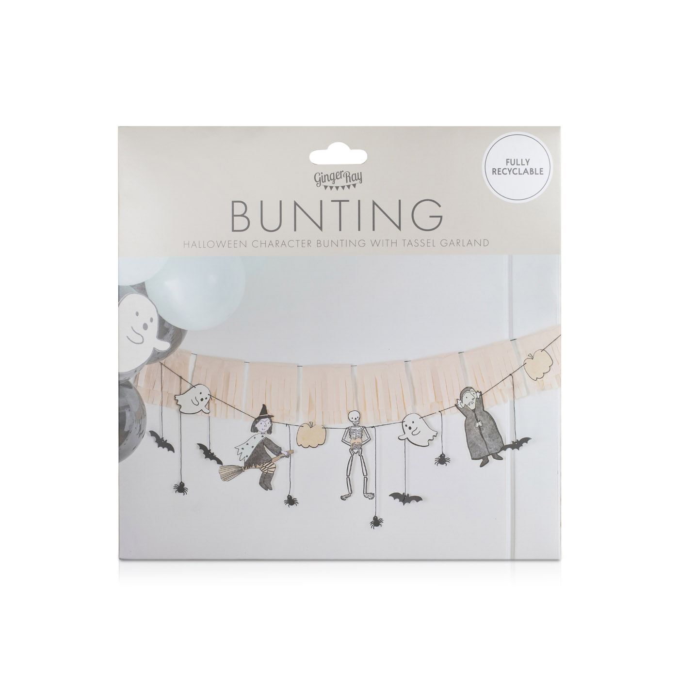Ginger Ray Halloween Hanging Character Bunting