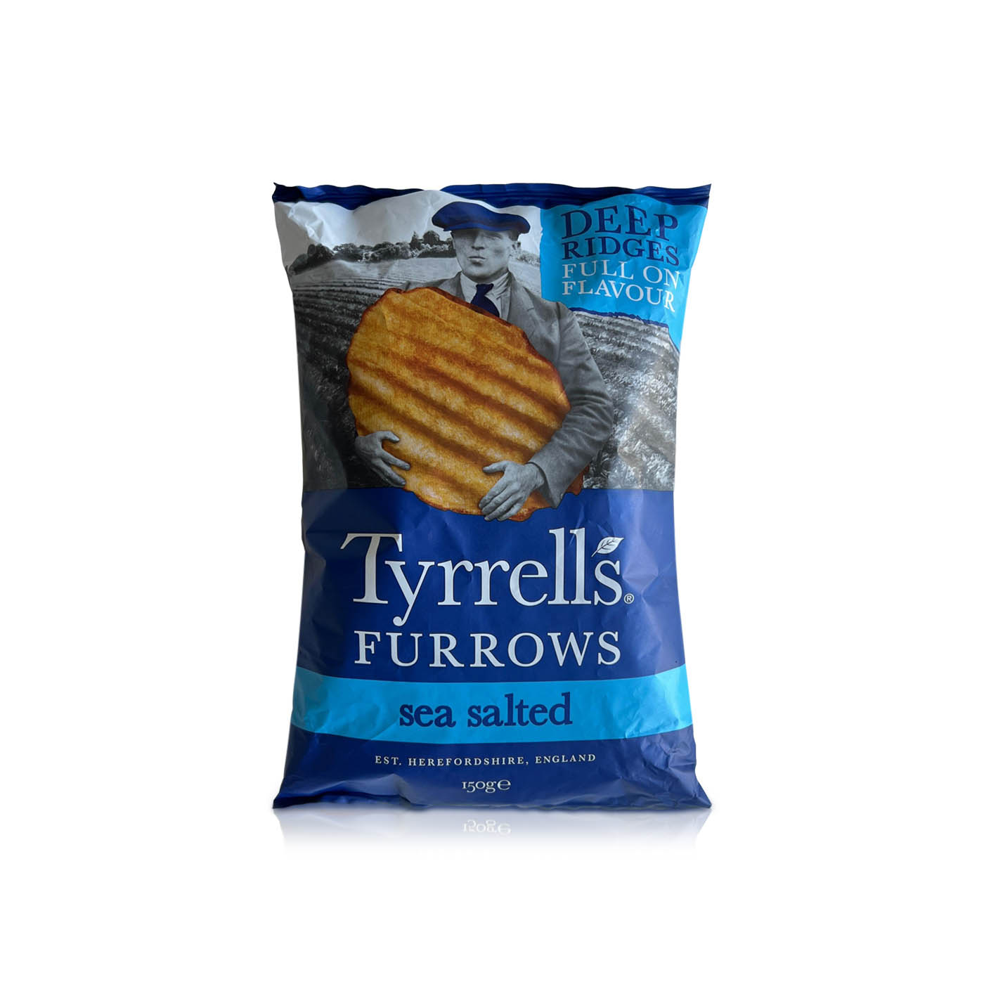Tyrrell's Furrows Sea Salted 150g