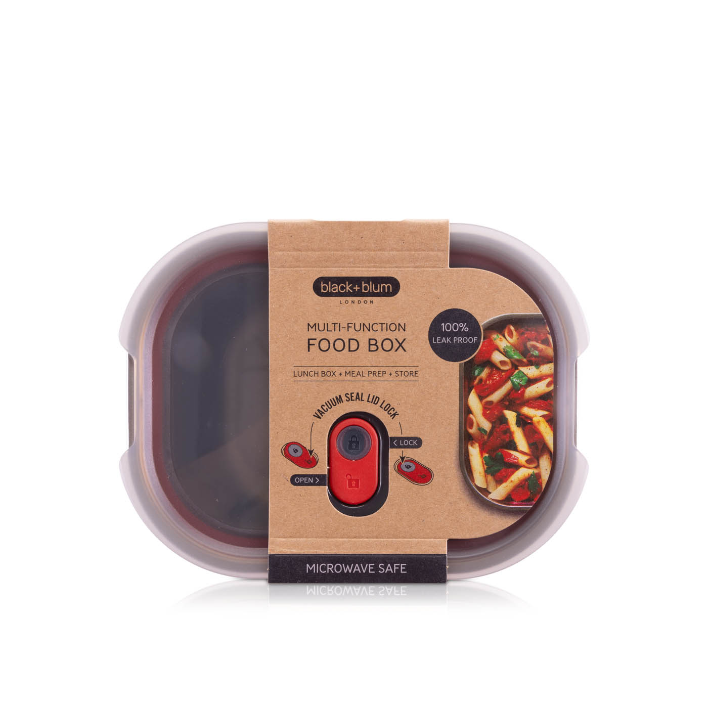 Black + Blum Rectangular Microwaveable Multifunction Food Box Stainless Steel Medium