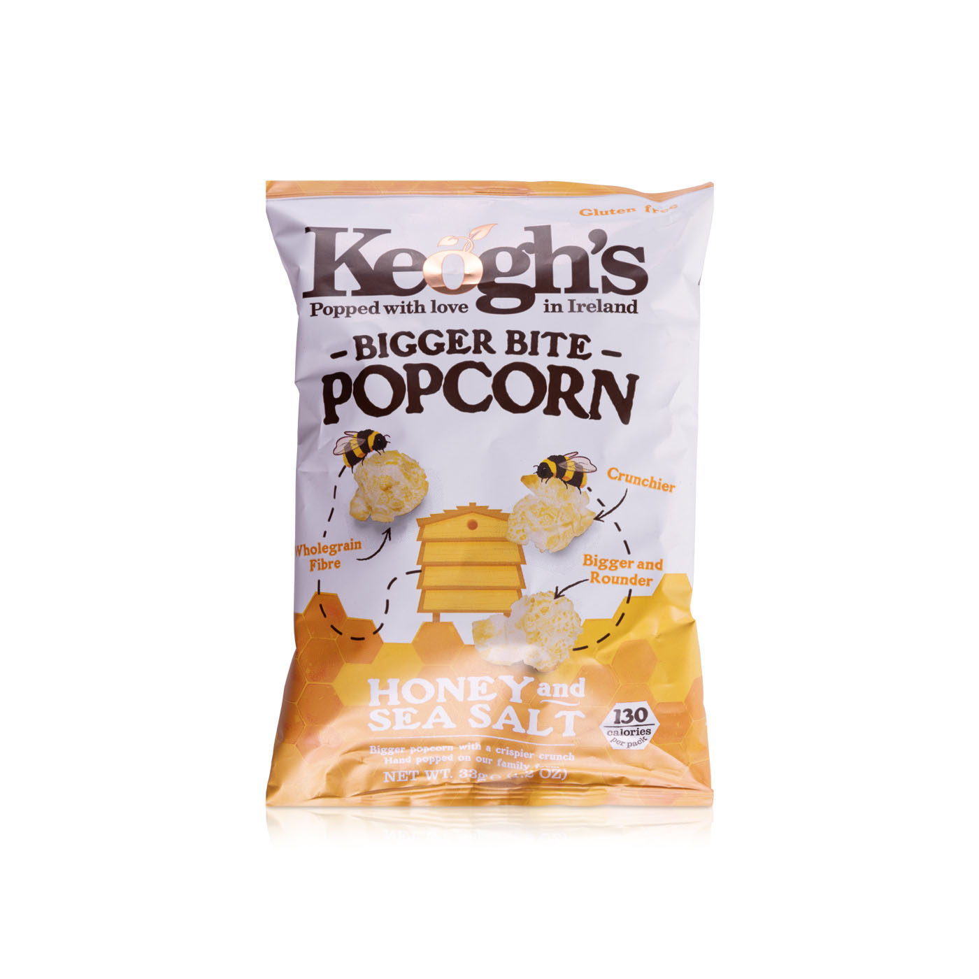 Keoghs Honey Sea Salt Popcorn 33g