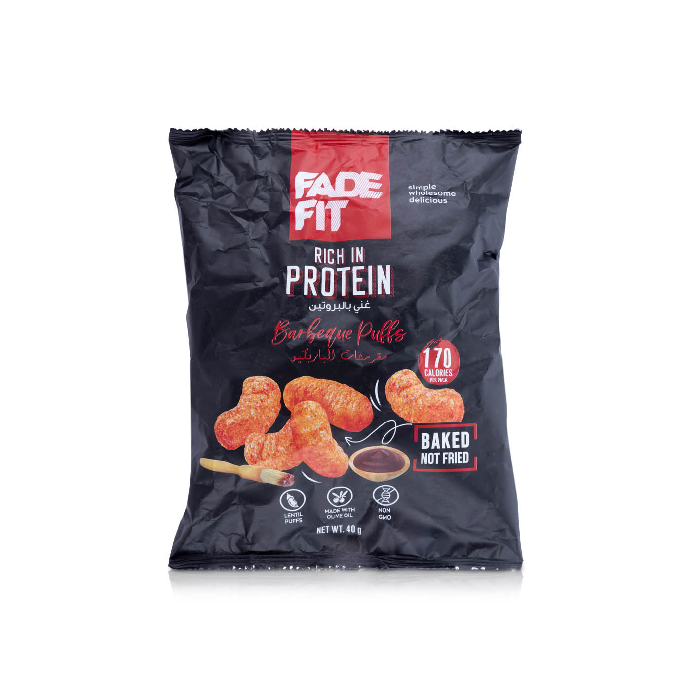 Fade Fit Protein BBQ Puffs 40g