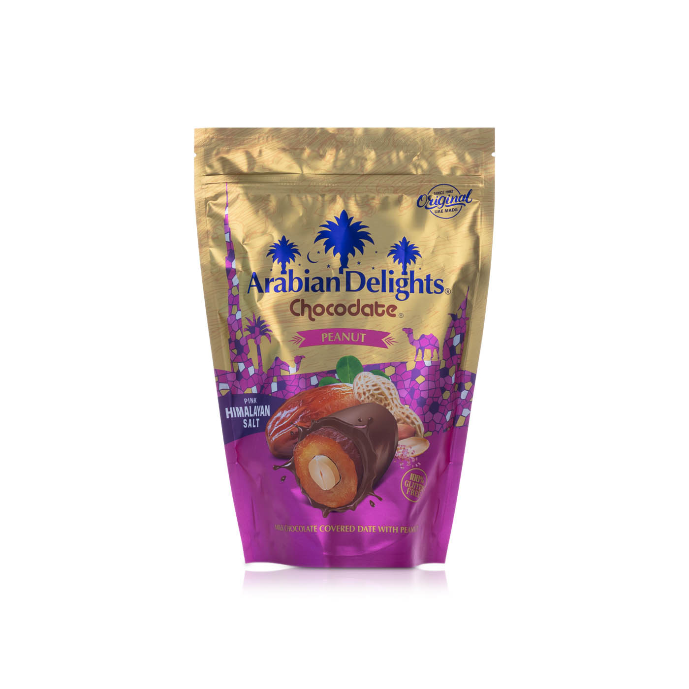 Arabian Delights Chocodates Peanut with Himalayan Salt 200g