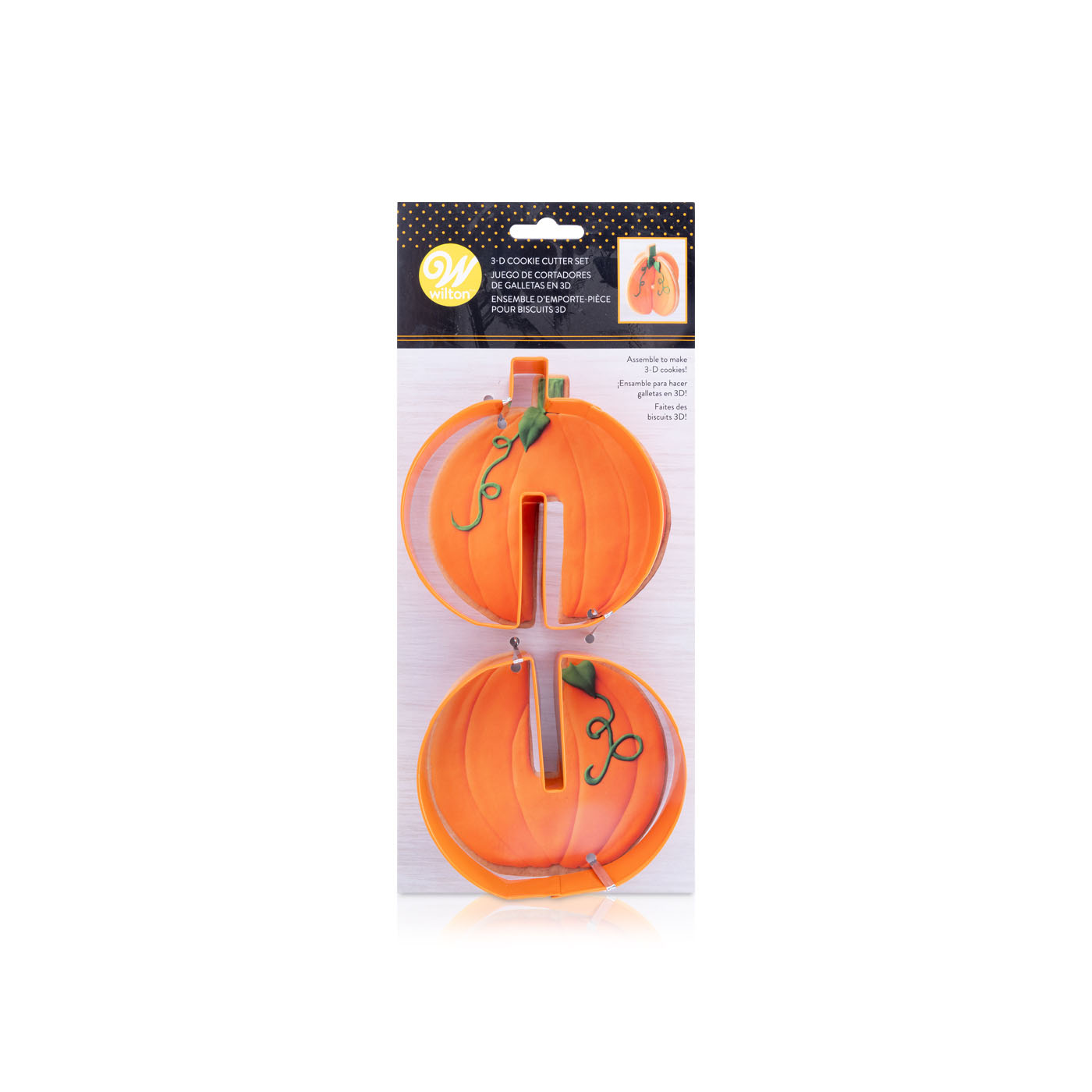 Wilton Halloween 3d Pumpkin Cookie Cutter 2 Pack