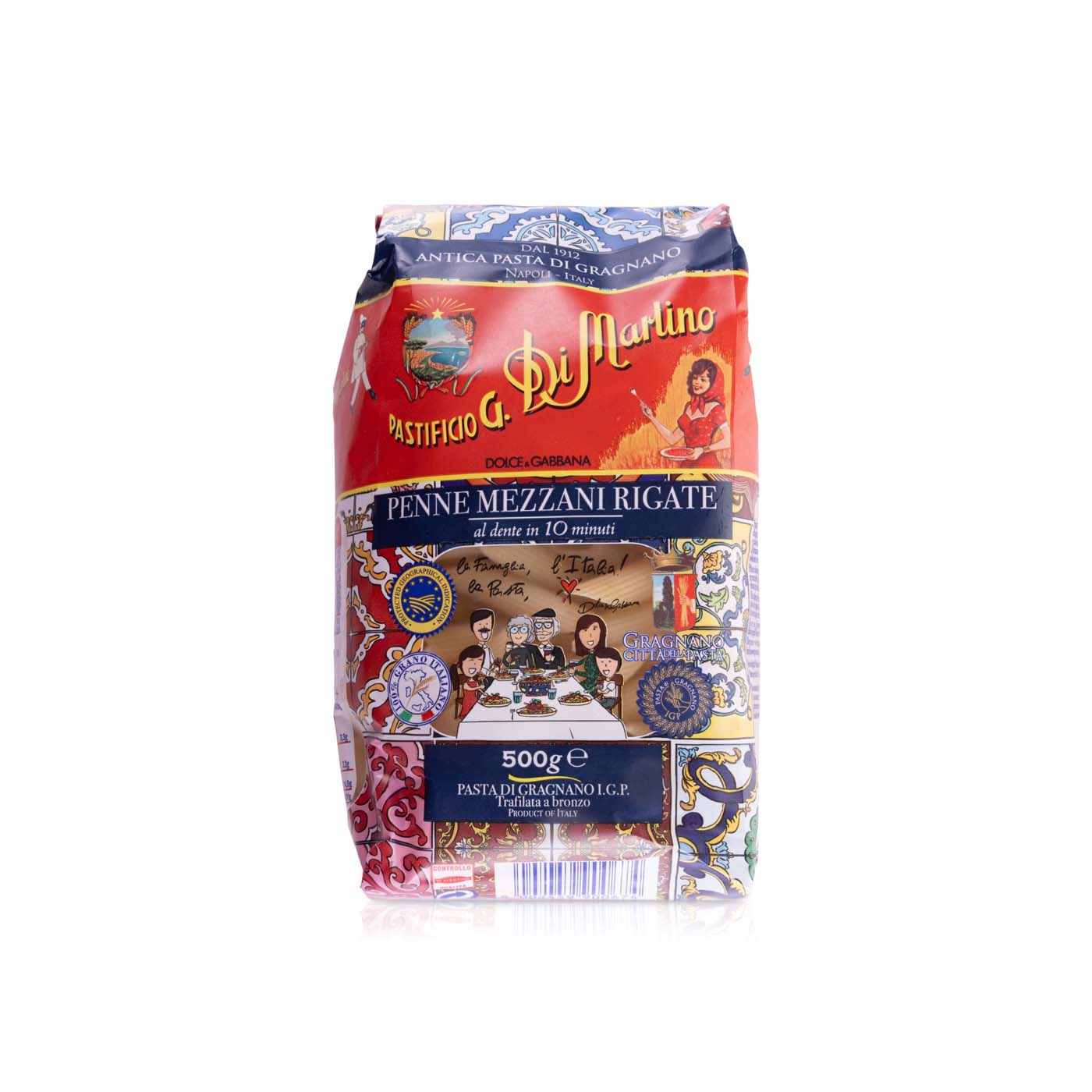 Pastificio Di Martino Dolce & Gabbana Penne Rigate Pasta 500g