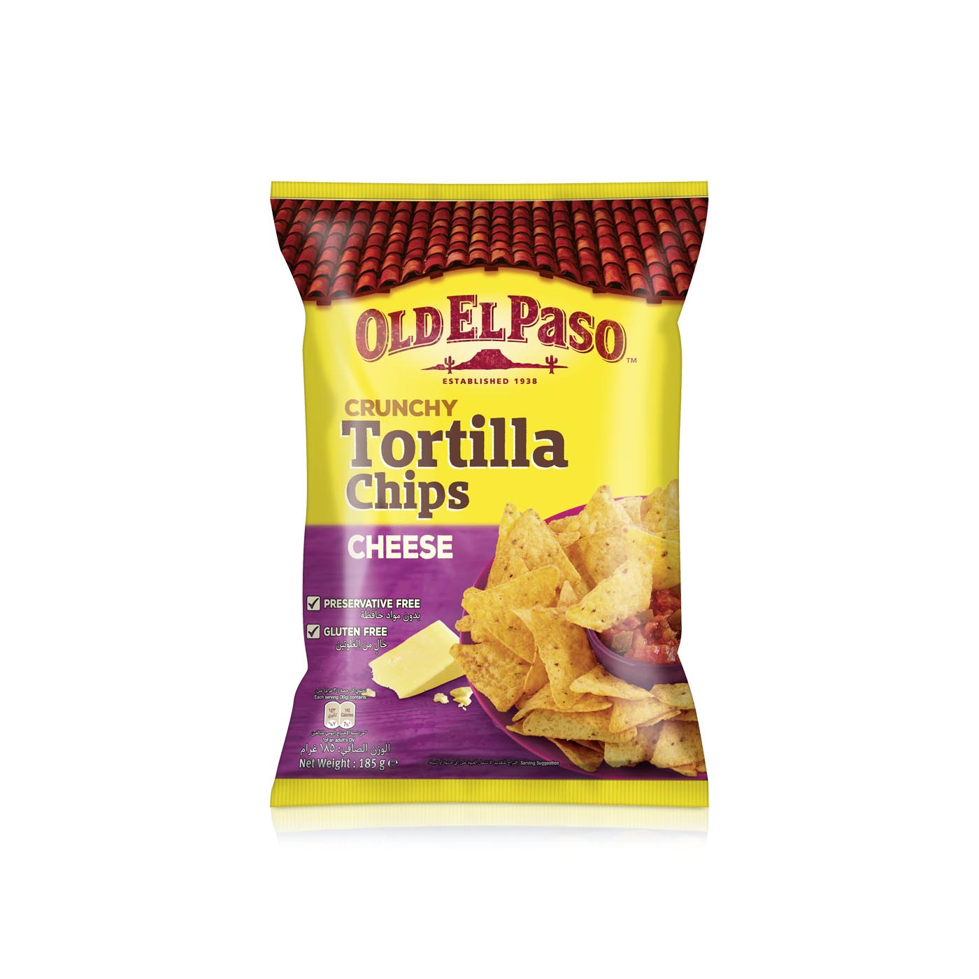 Old El Paso Crunchy Tortilla Cheese 185g
