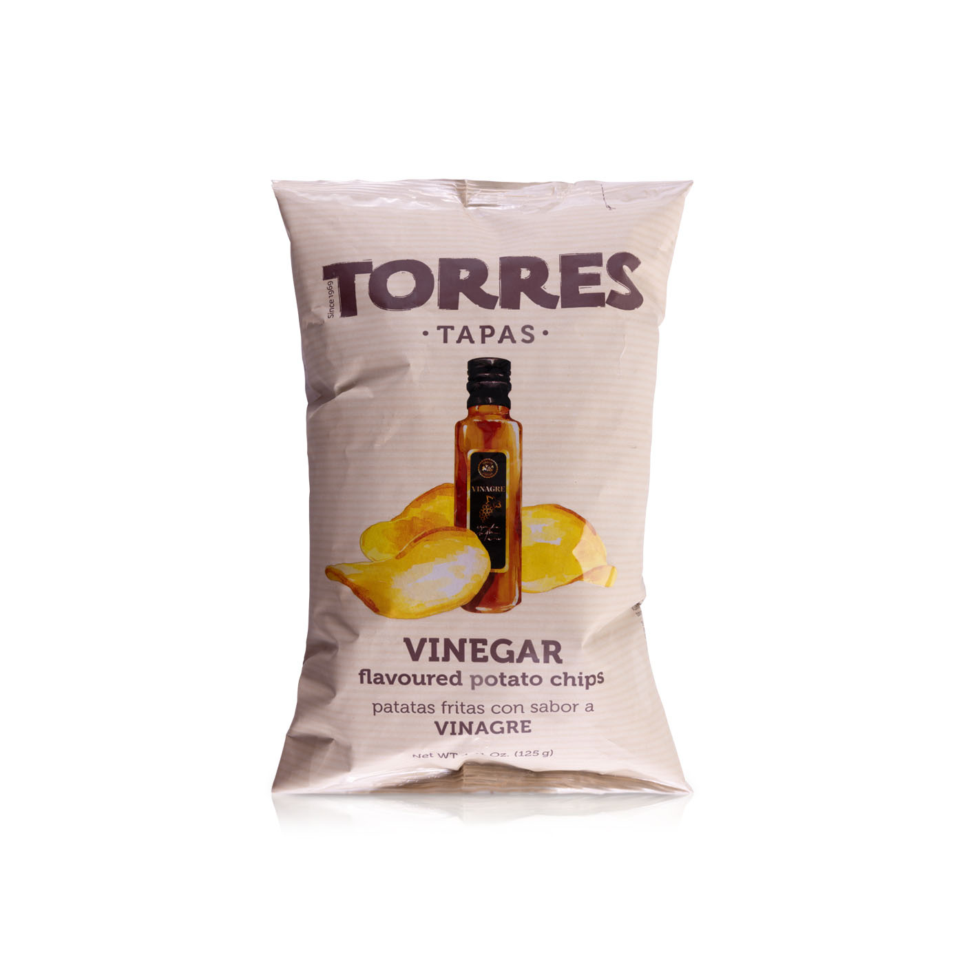Torres Vinegar Flavoured Potato Chips 125g