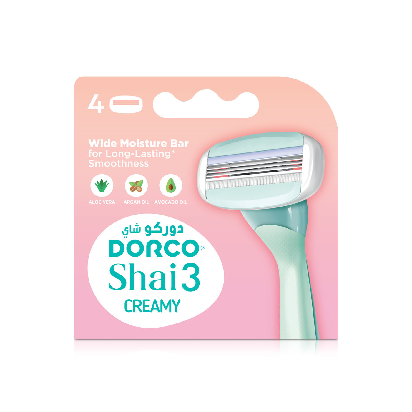 Dorco Women Shai 3 Cartridge 4 Pack