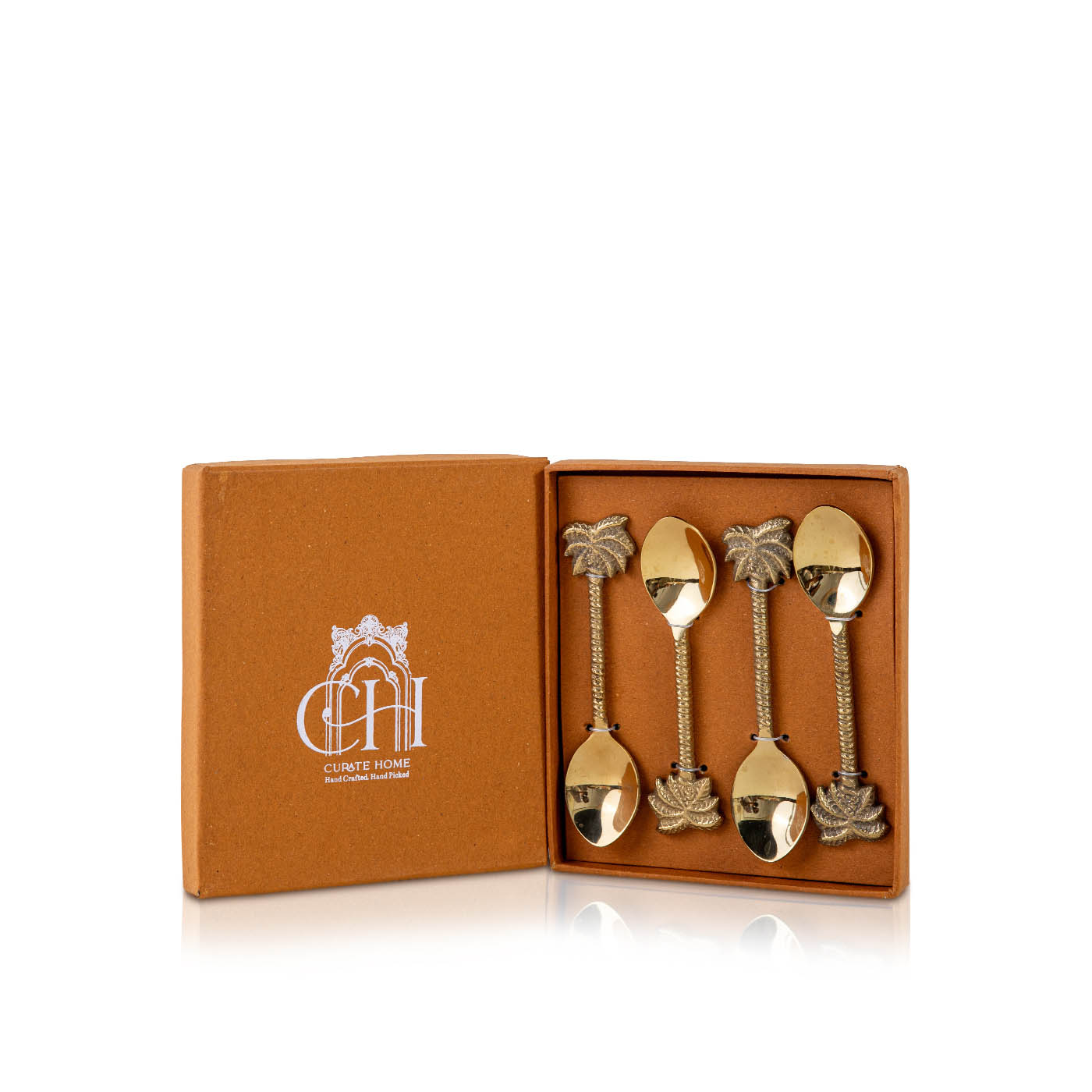 Curate Home Palm Dessert Spoons x 4