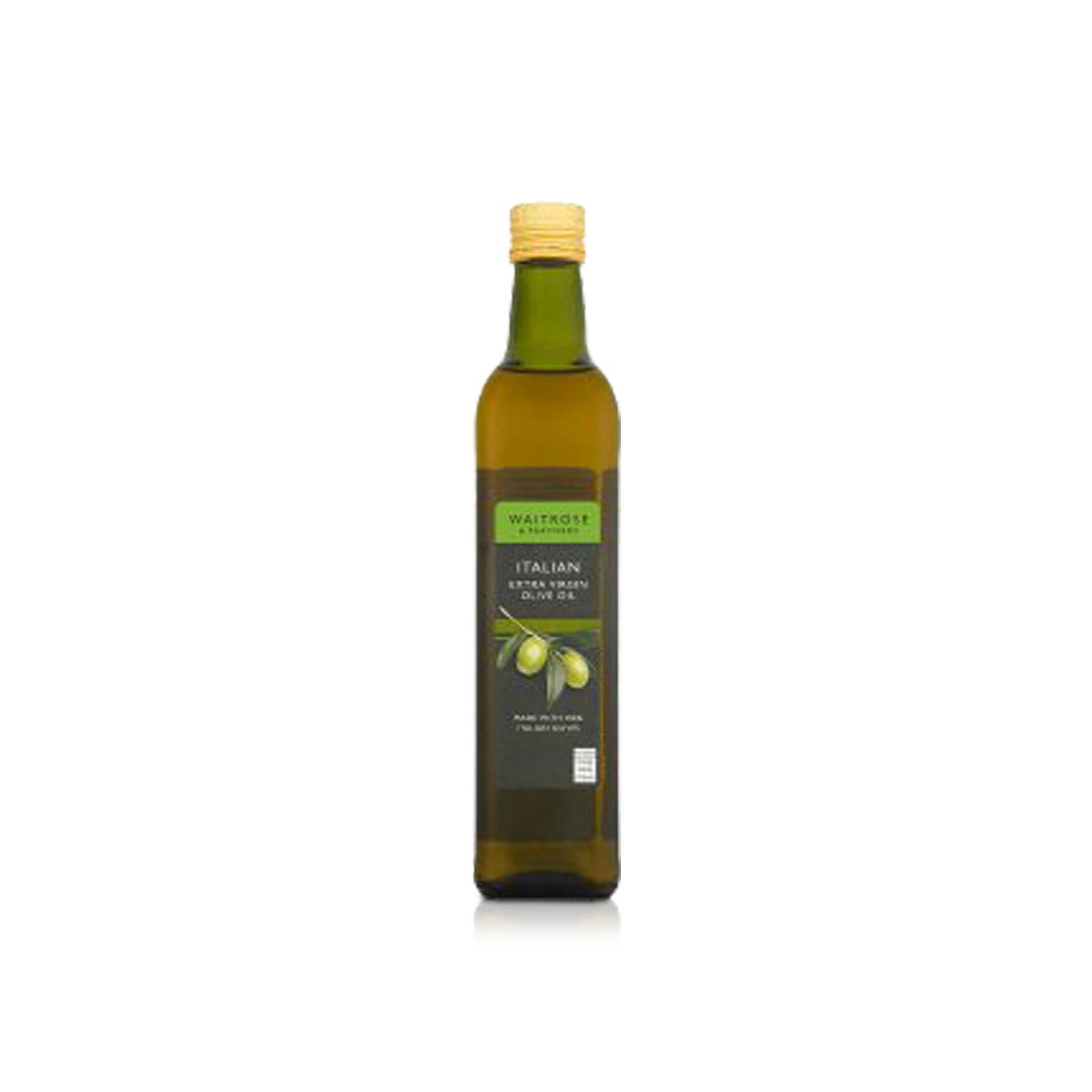 Waitrose Italian Extra Virgin Olive Oil 500ml