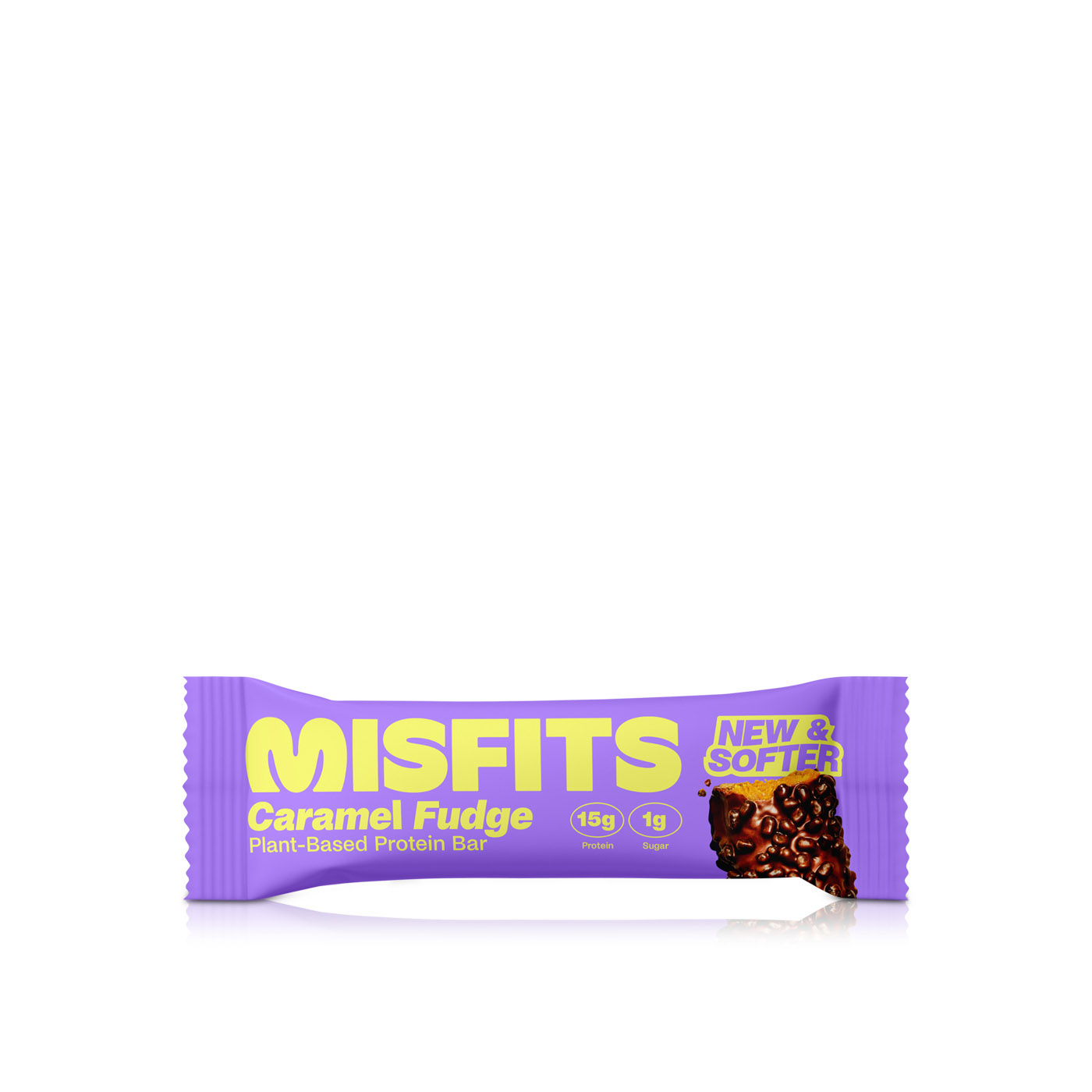 Misfits Vegan Caramel Fudge Protein Bar 50g - Spinneys UAE