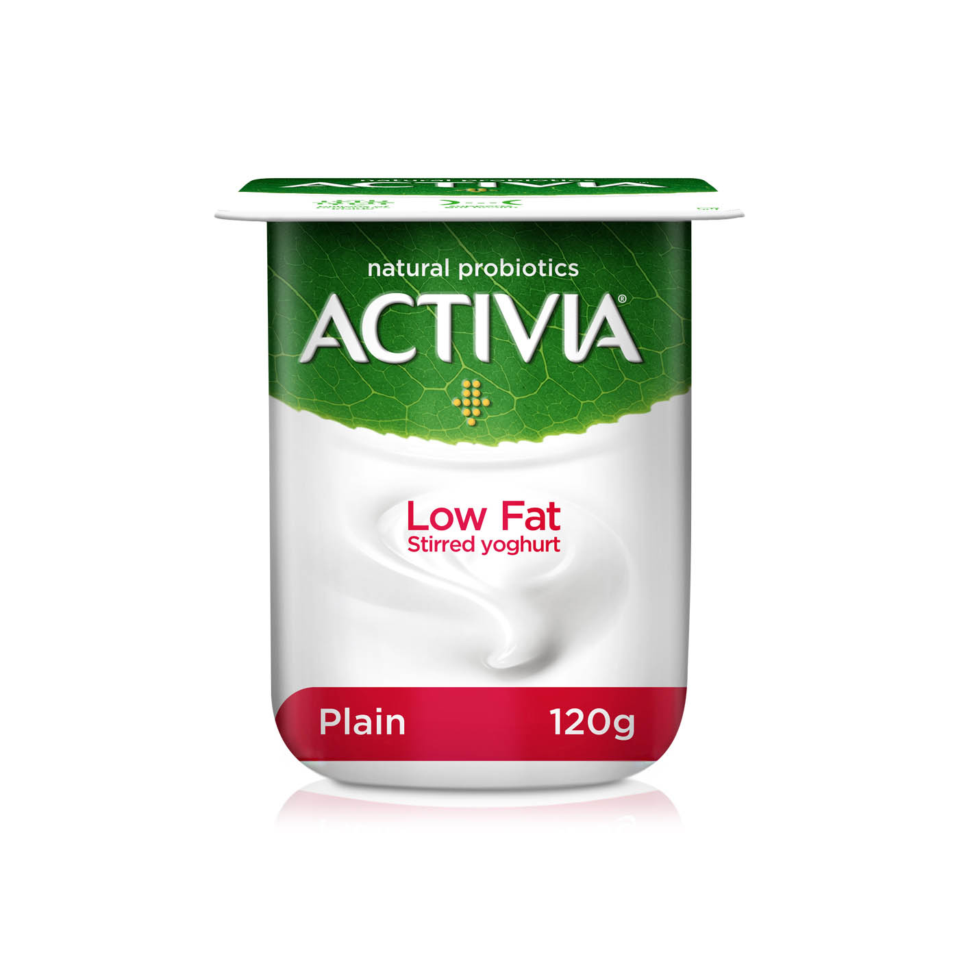 Activia Plain Yoghurt Low Fat 120g