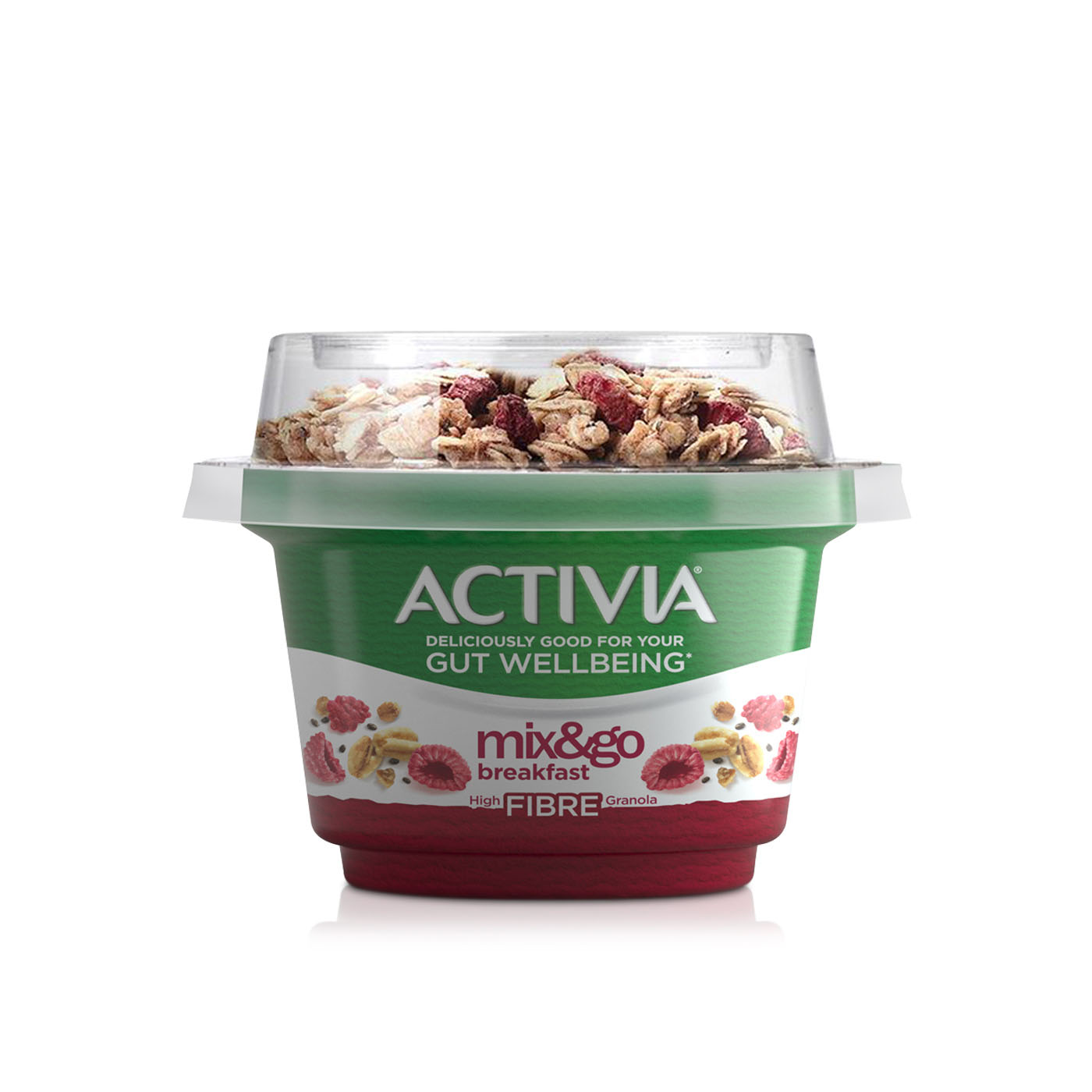 Activia Chia and Rasberry Mix and Go 170g