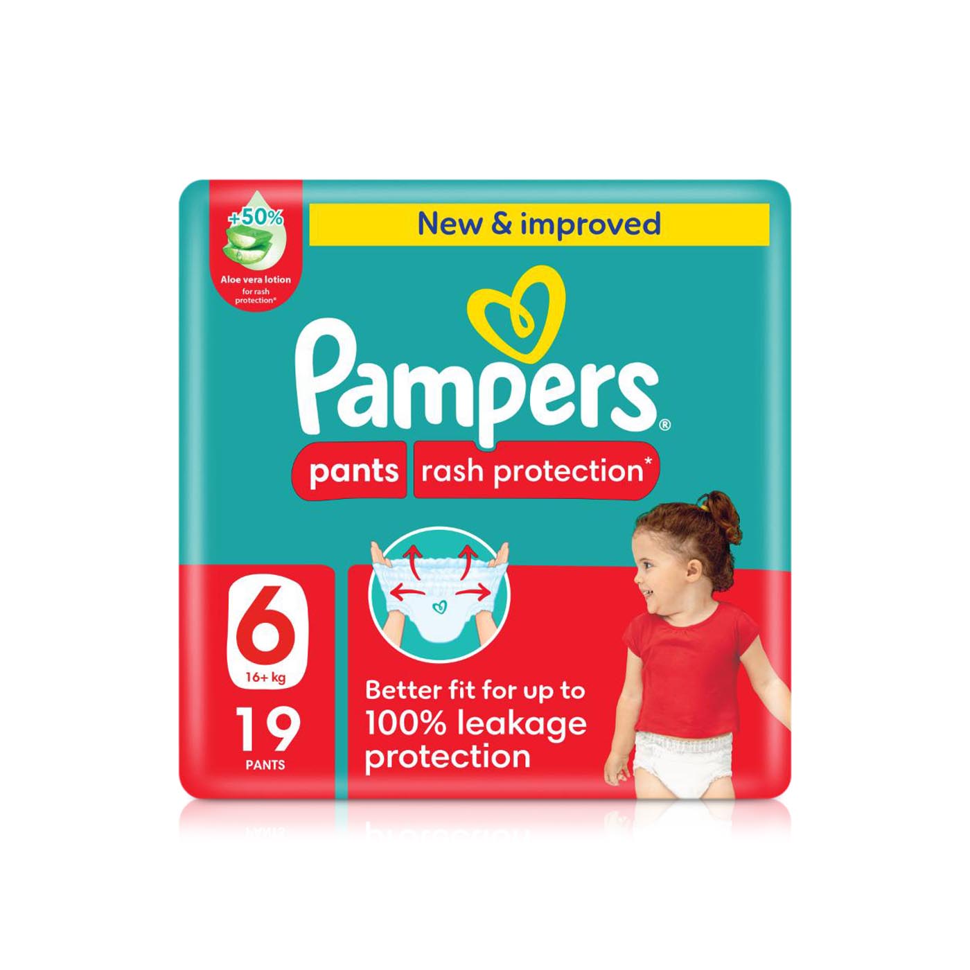 Pampers Rash Protection Pants Size 6 x 19