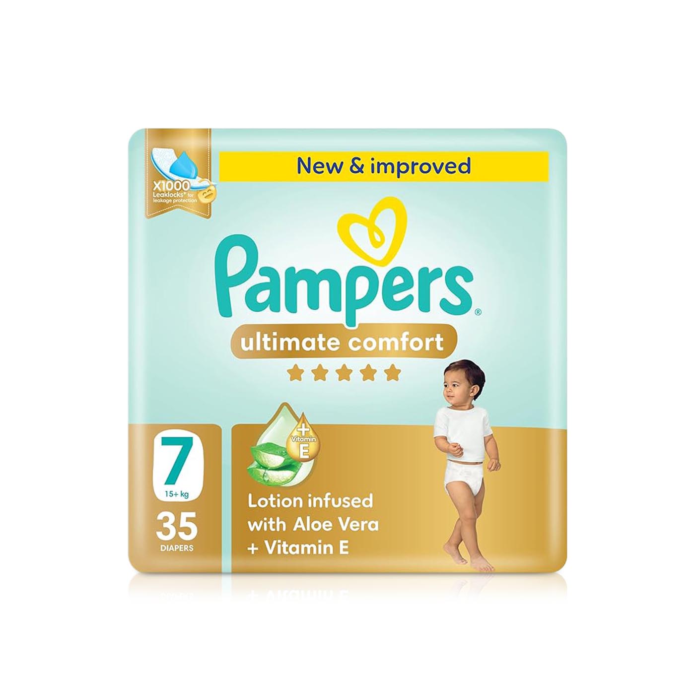 Pampers Ultimate Comfort Diapers Size 7 x 35