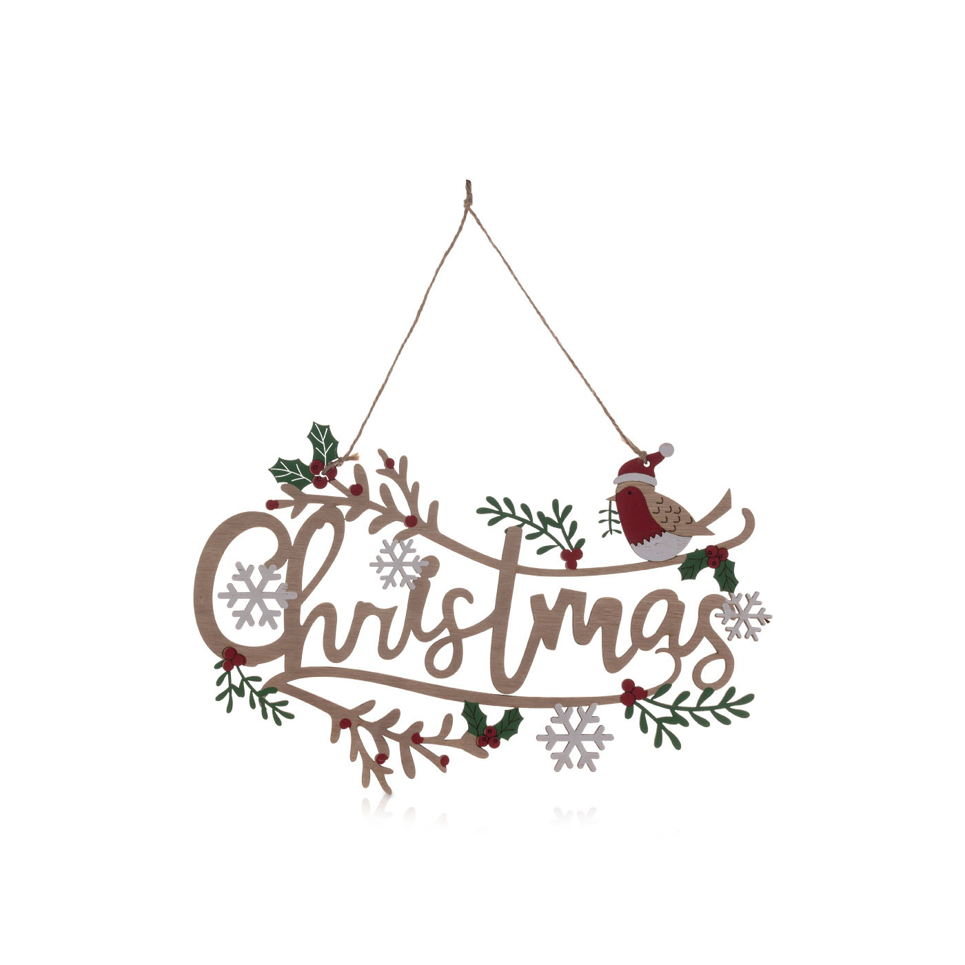Kaemingk Christmas Text Hanging Decoration