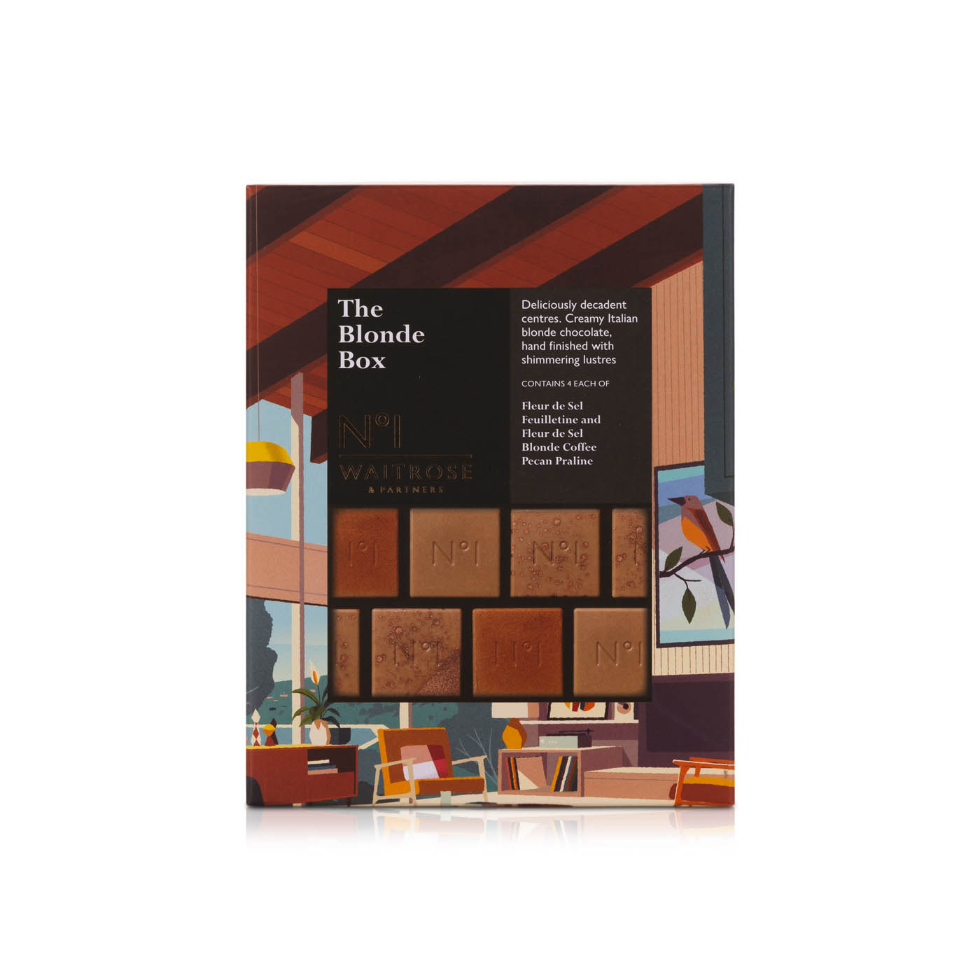 Waitrose No.1 the Blonde Box Chocolate Collection 155g