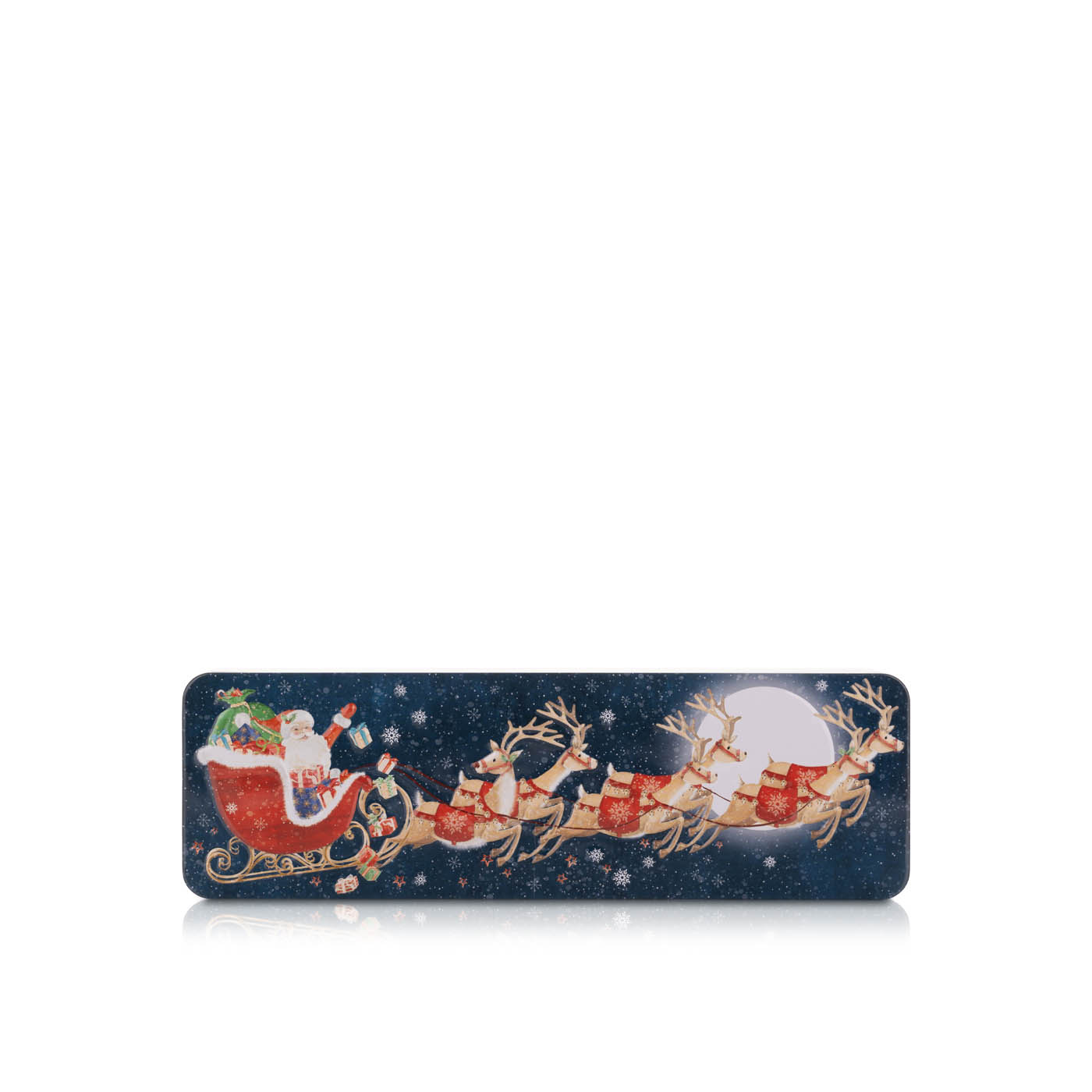 Farmhouse Biscuits Santa Sleigh Biscuit Tin 225g