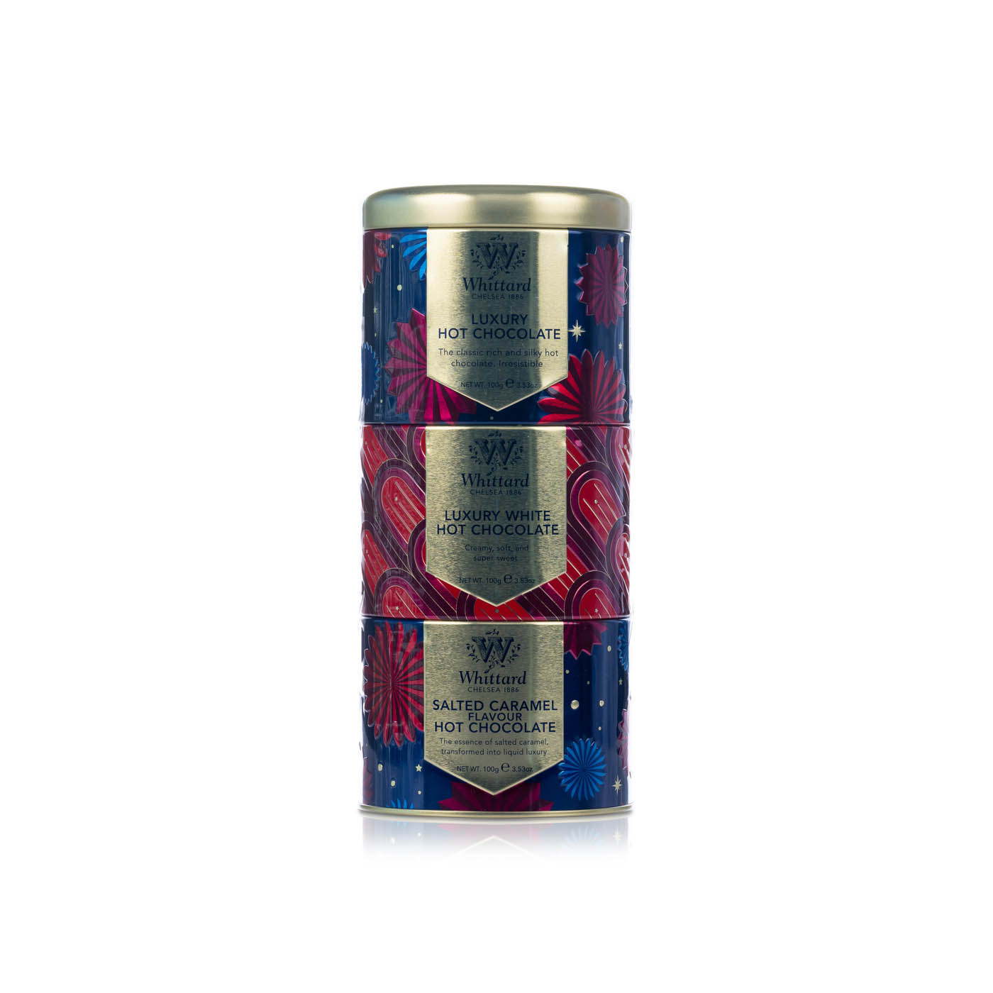 Whittard Hot Chocolate Stacking Tin 300g