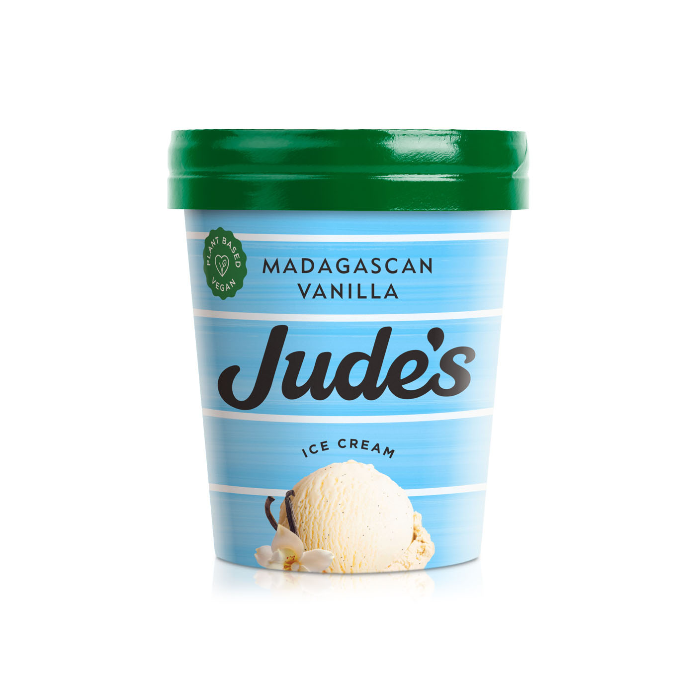 Jude's Plant Based Madagascan Vanilla Ice Cream 460Ml