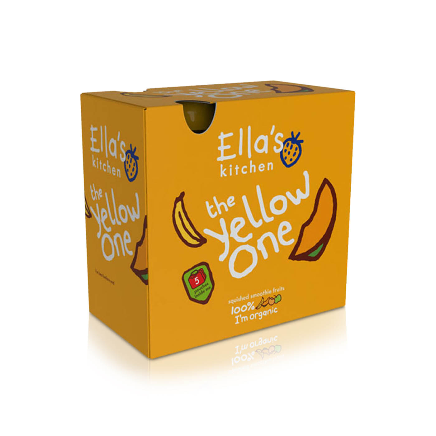 Ella's Kitchen Organic the Yellow One Fruit Smoothie 6+ Months 450g