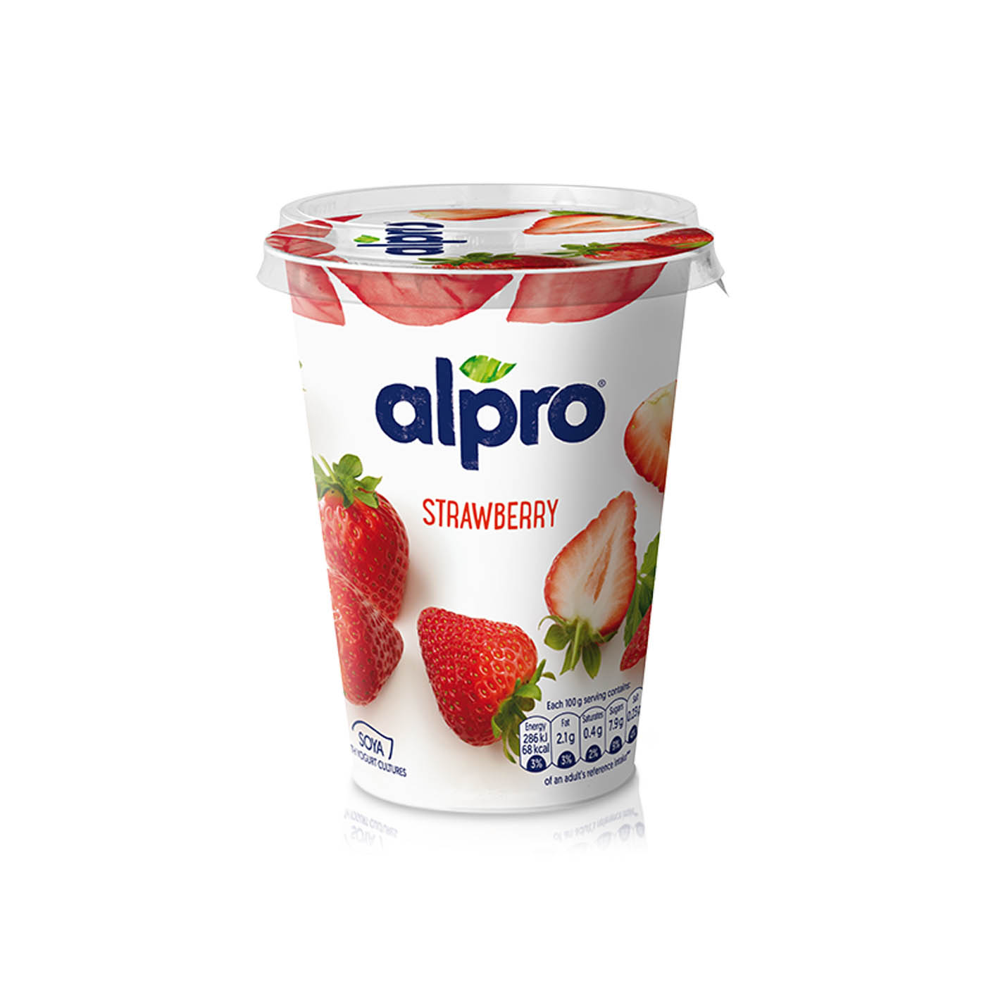 Alpro Strawberry Soya Yoghurt 500g