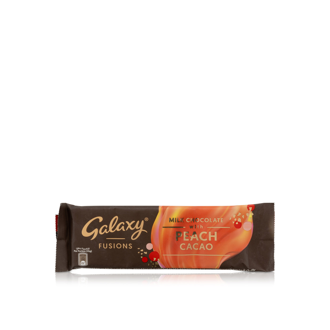Galaxy Fusions Milk Chocolate with Peach Cacao 35g